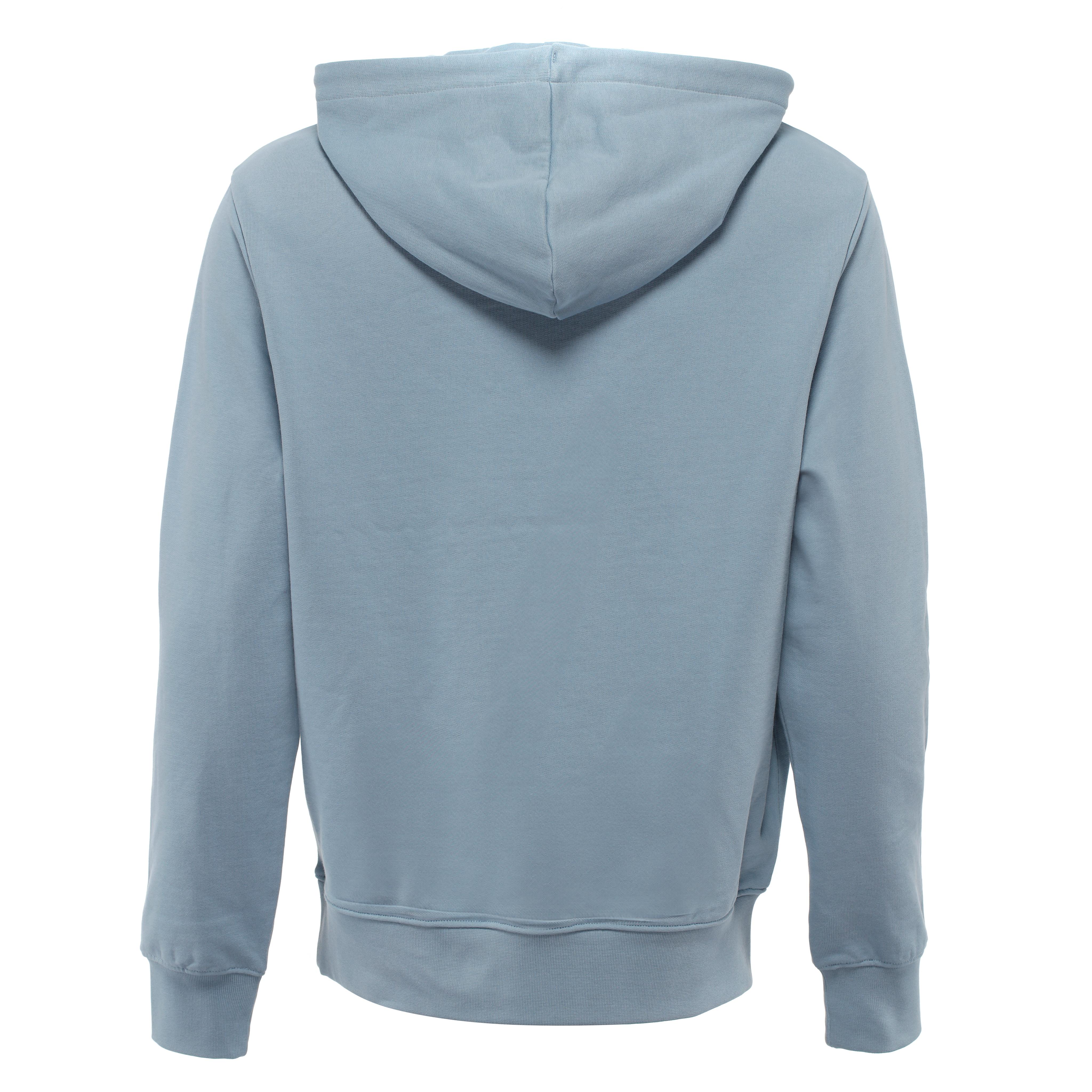 SWEAT &Agrave; CAPUCHE AVEC LOGO - COTON  - LIGHT-BLUE - 2