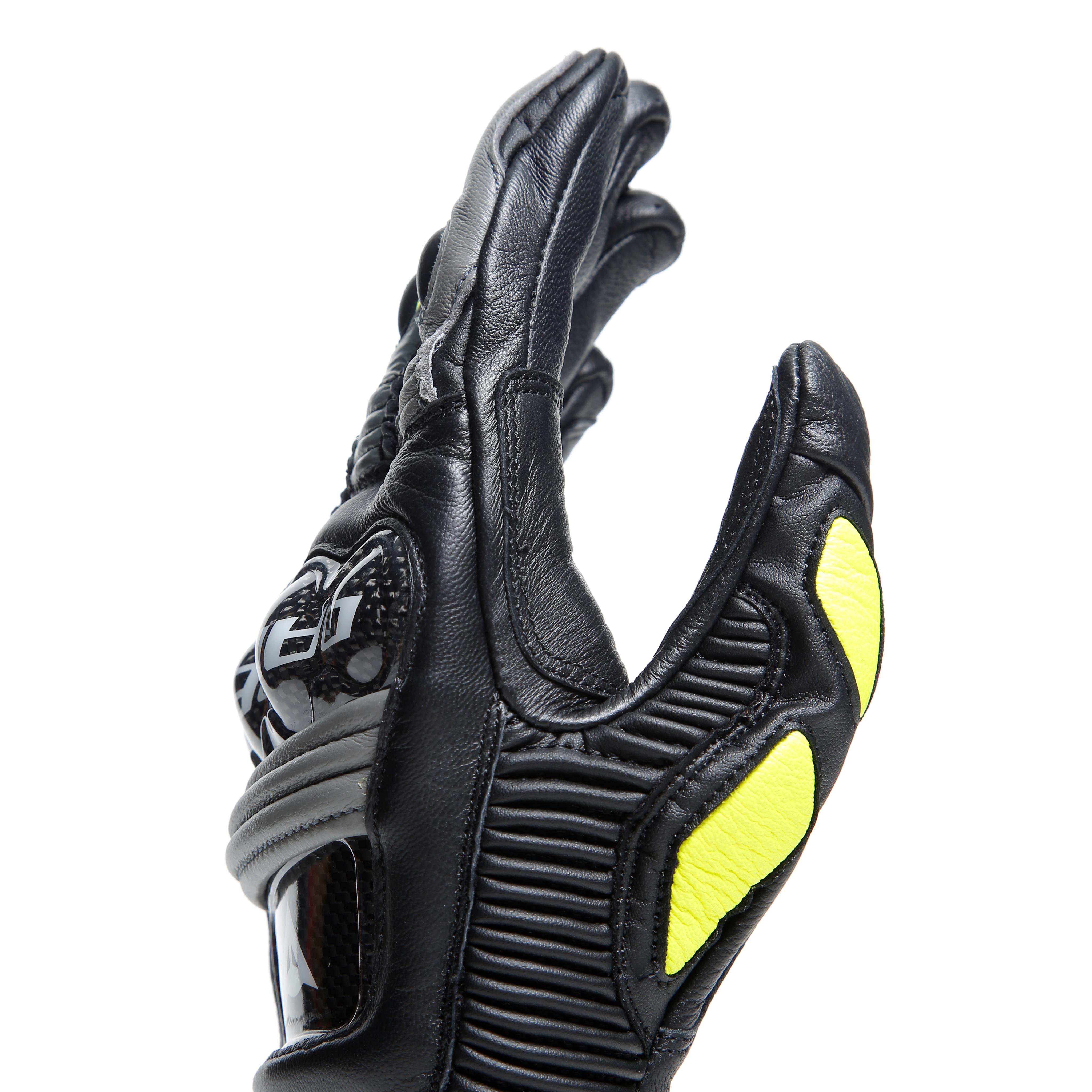 DRUID 4 - MEN'S MOTORCYCLE LEATHER GLOVES | BLACK/CHARCOAL-GRAY