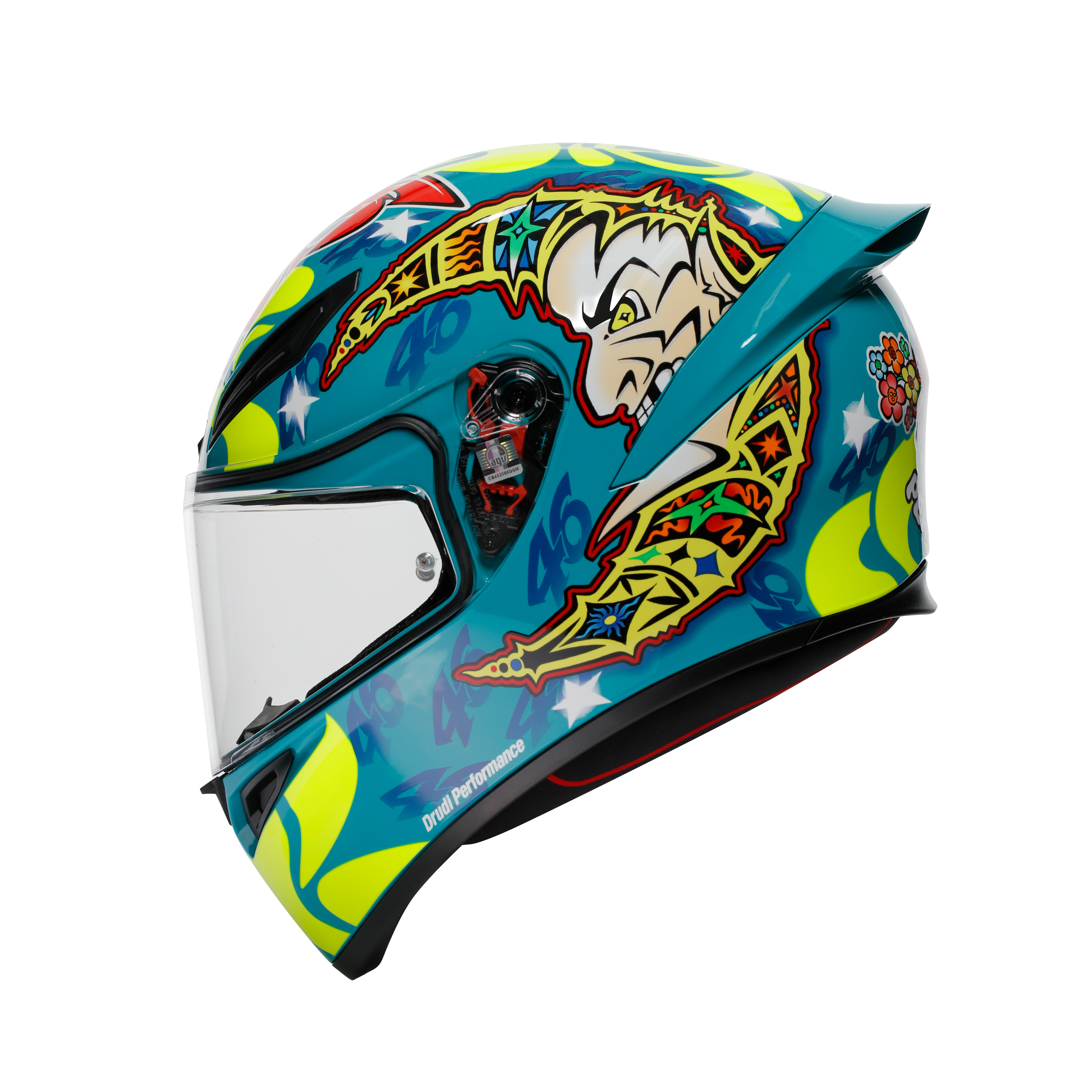 K1 S ROSSI MUGELLO 1999 - MOTORBIKE FULL FACE HELMET DOT (E2206) -  - 2
