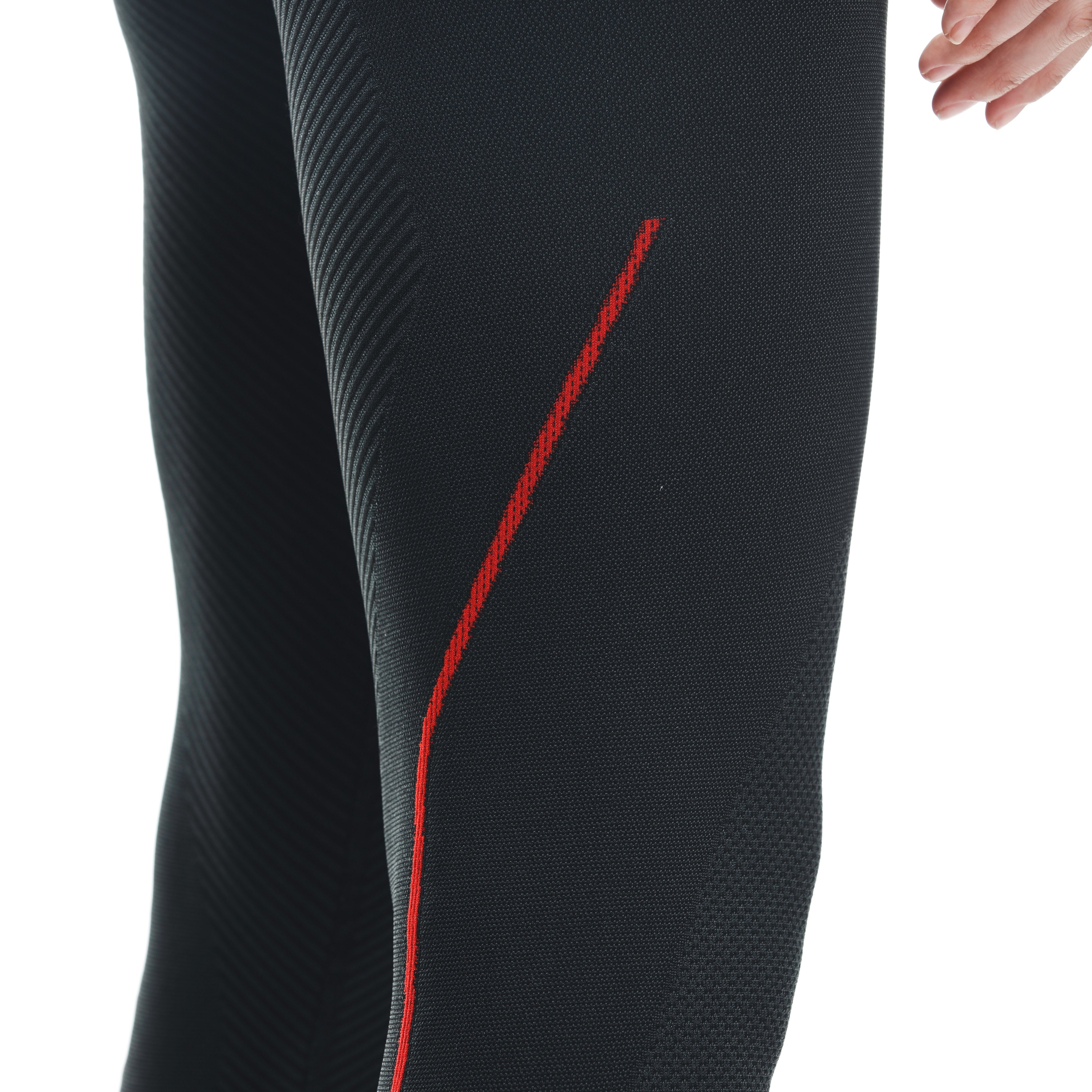 THERMAL MOTORCYCLE UNDERSHORTS WOMEN - MID LAYER WINTER - BLACK/RED - 4