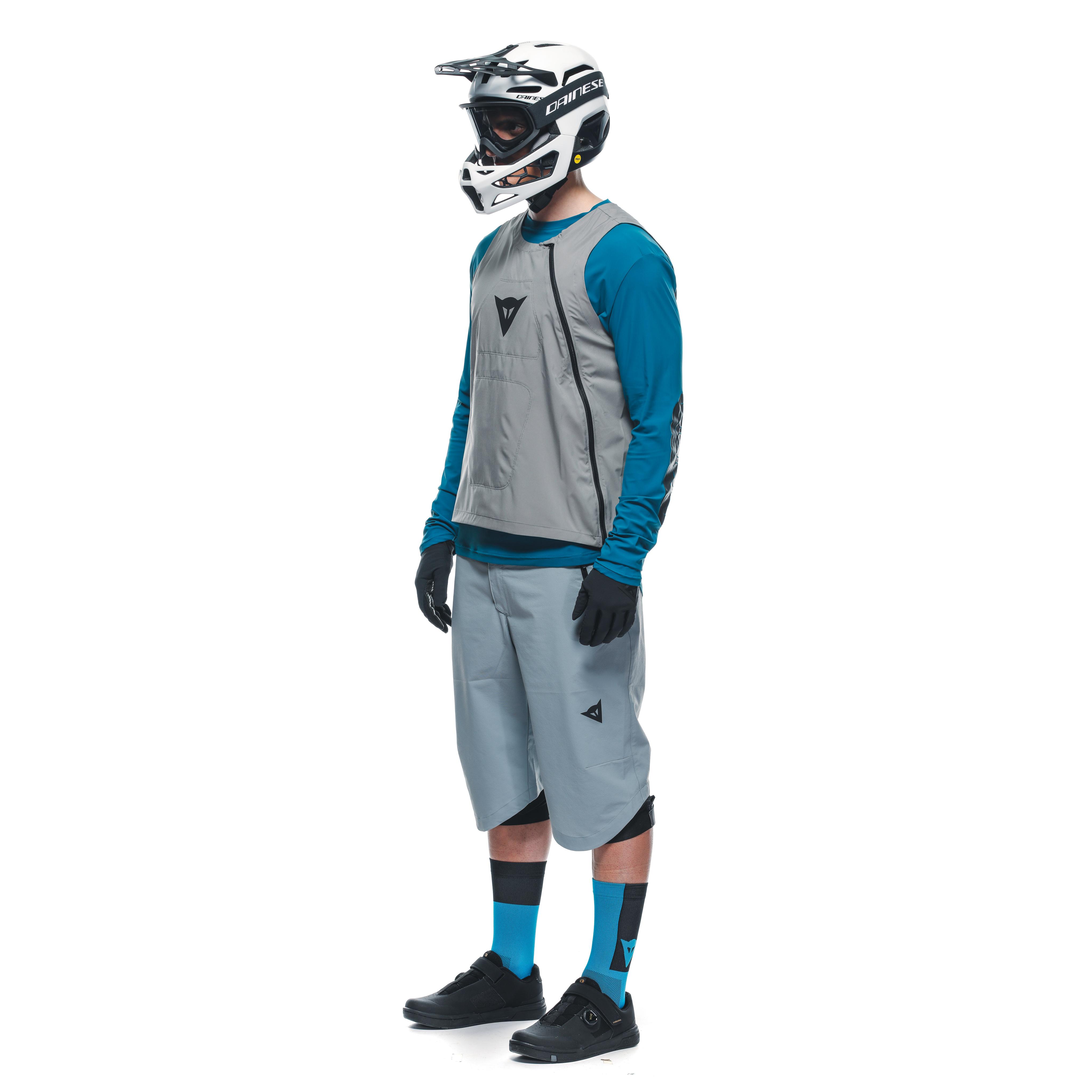 HGC HYBRID - MEN'S WINDPROOF BIKE VEST - GRAY - 4