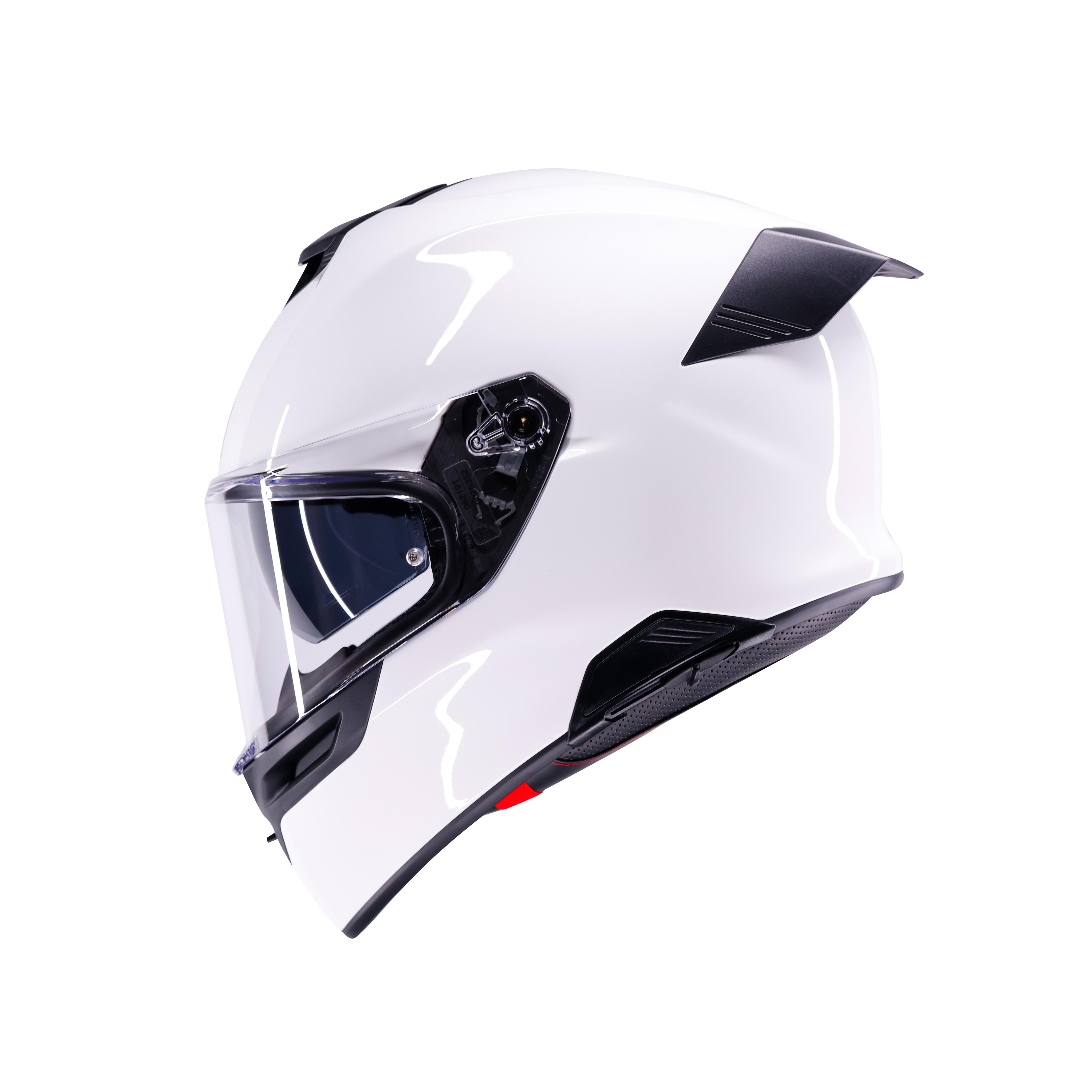K5 MONO WHITE - FULL-FACE MOTORCYCLE HELMET E2206 -  - 2