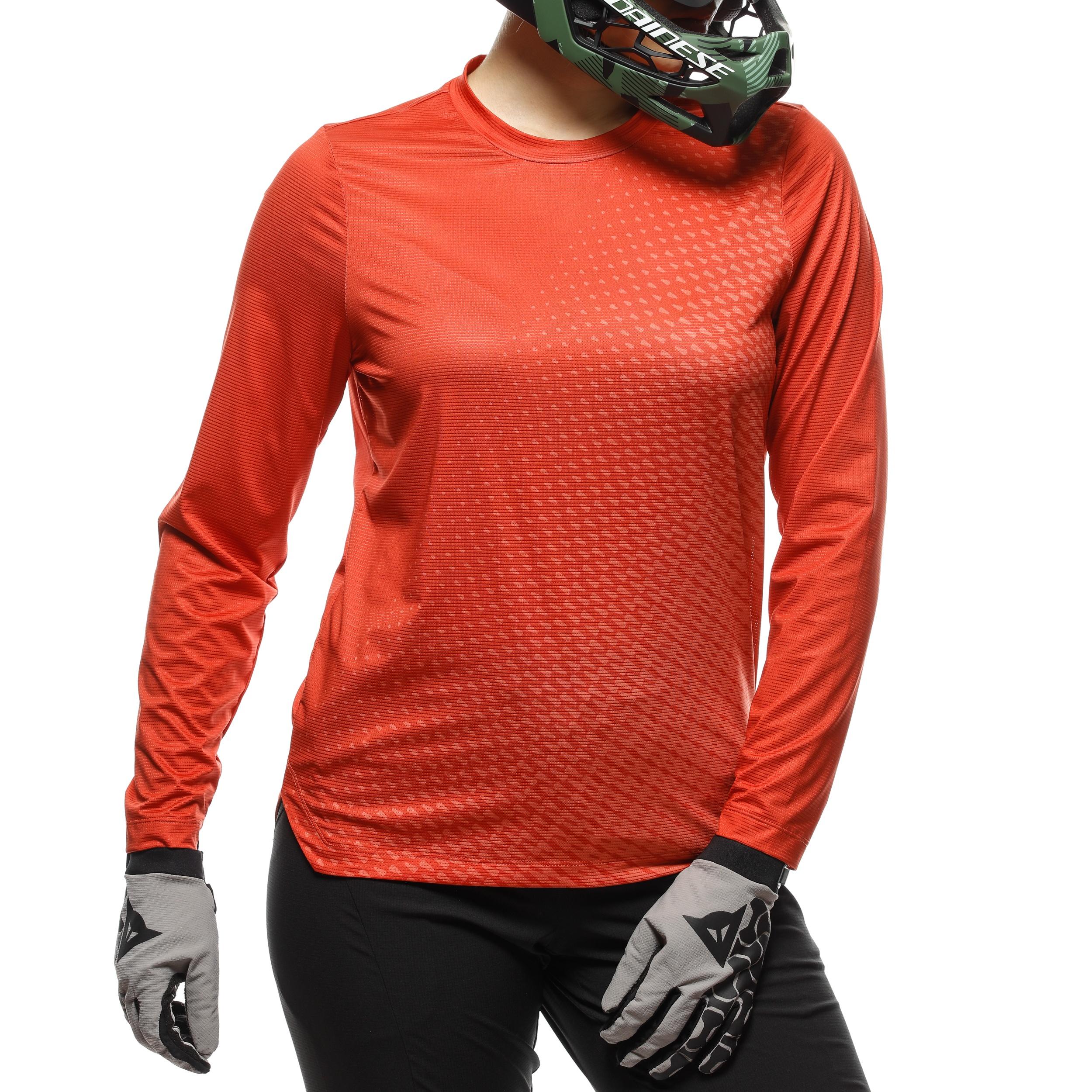 HG AER JERSEY LS -MAILLOT DE V&Eacute;LO MANCHES COURTES POUR FEMME - RED - 5