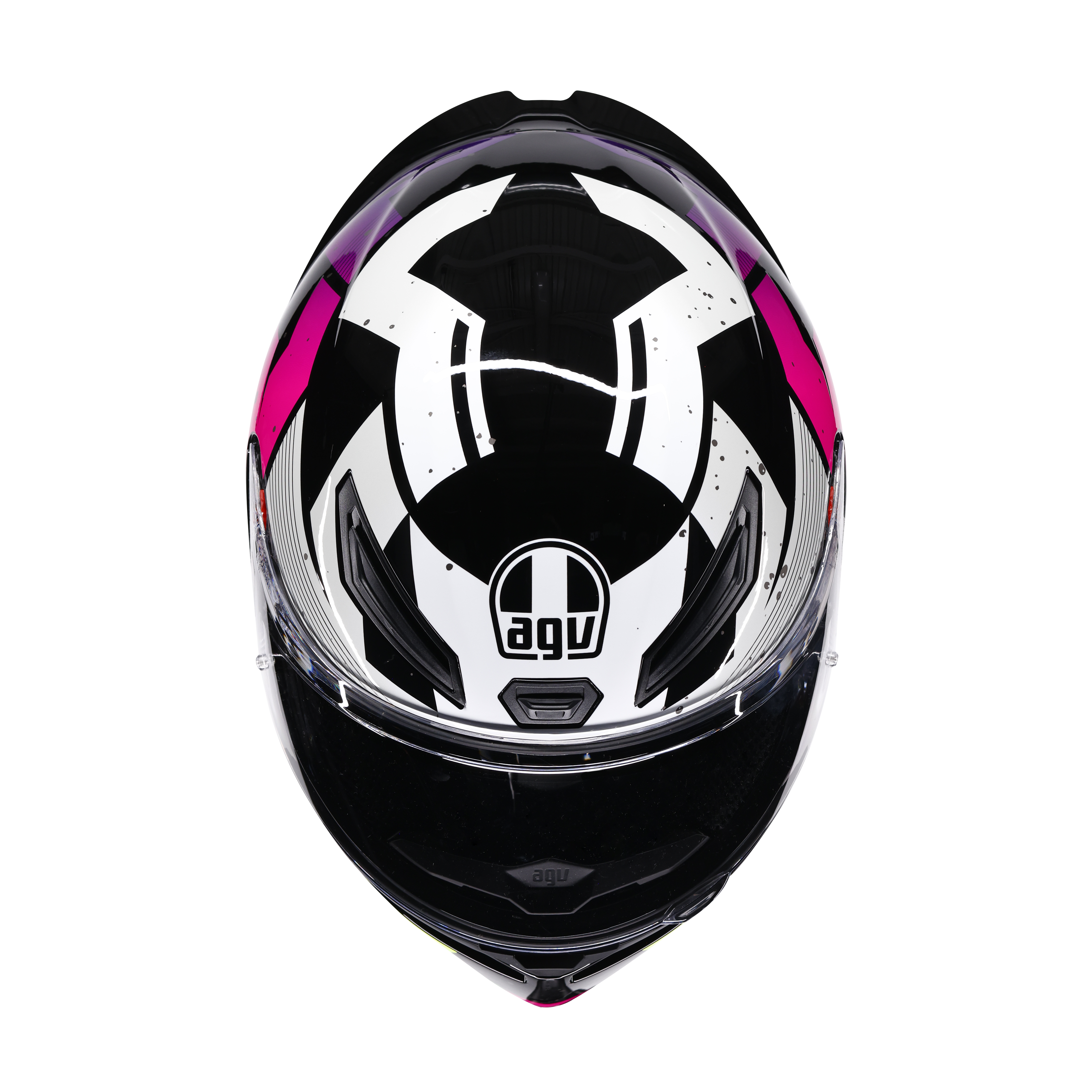 K1 S PUNKPULSE BLACK/PURPLE/LIME - MOTORBIKE FULL FACE HELMET DOT (E2206) -  - 7
