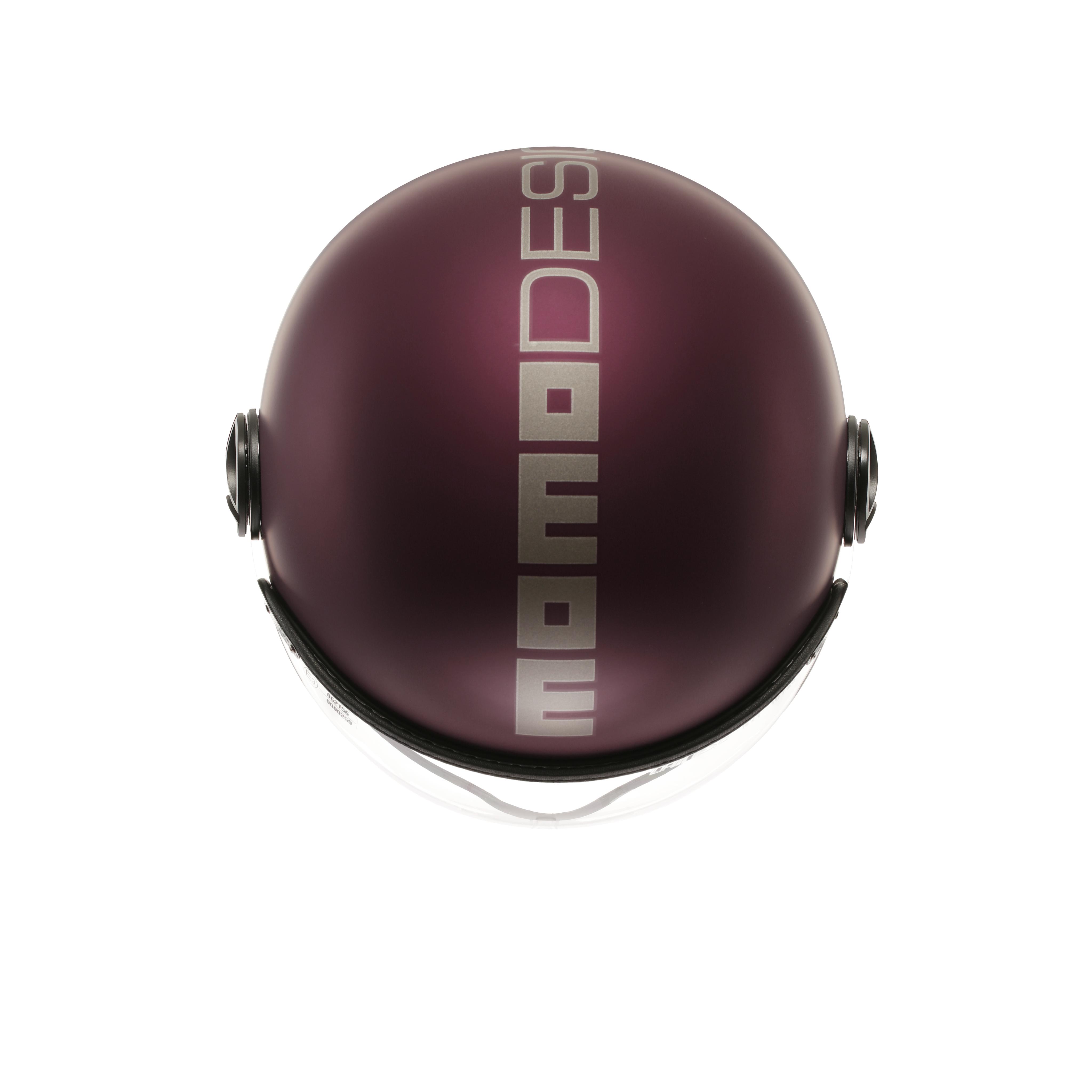 MOMODESIGN FGTR EVO MAT AMARENA / ARGENT - CASQUE JET AVEC DOUBLE VISI&Egrave;RE E2206 -  - 5