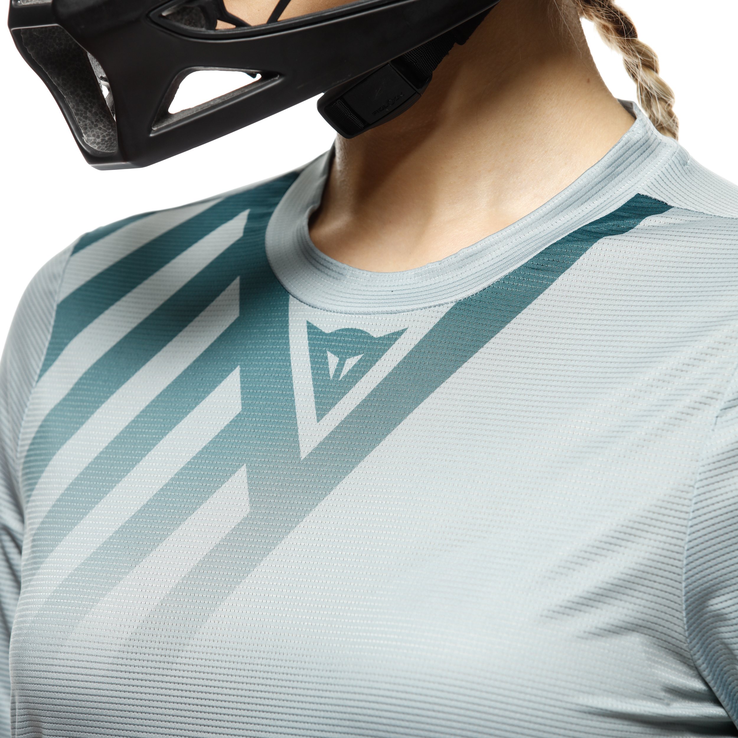 HG AER JERSEY LS - WOMEN'S LONG SLEEVE BIKE T-SHIRT - GREEN-WATER - 6