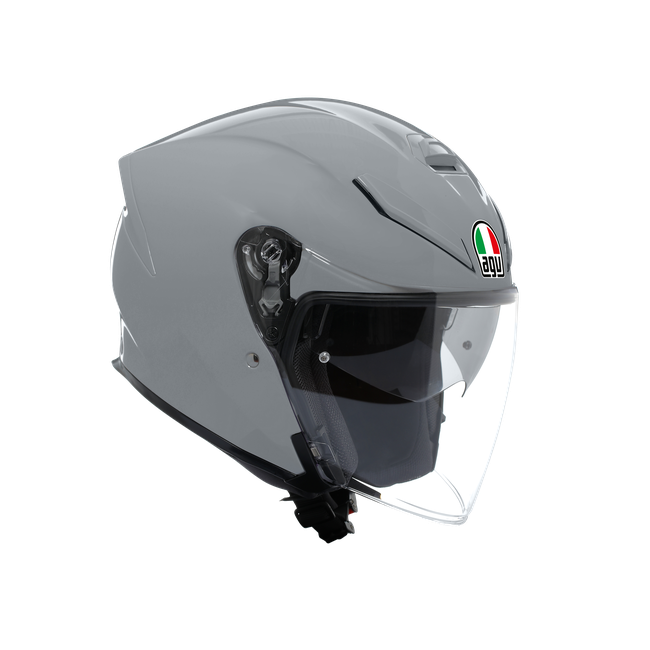 AGV - K5 Jet Evo Mono Nardo Grey - Casque Moto Jet E2206, Unisex, Taille: L
