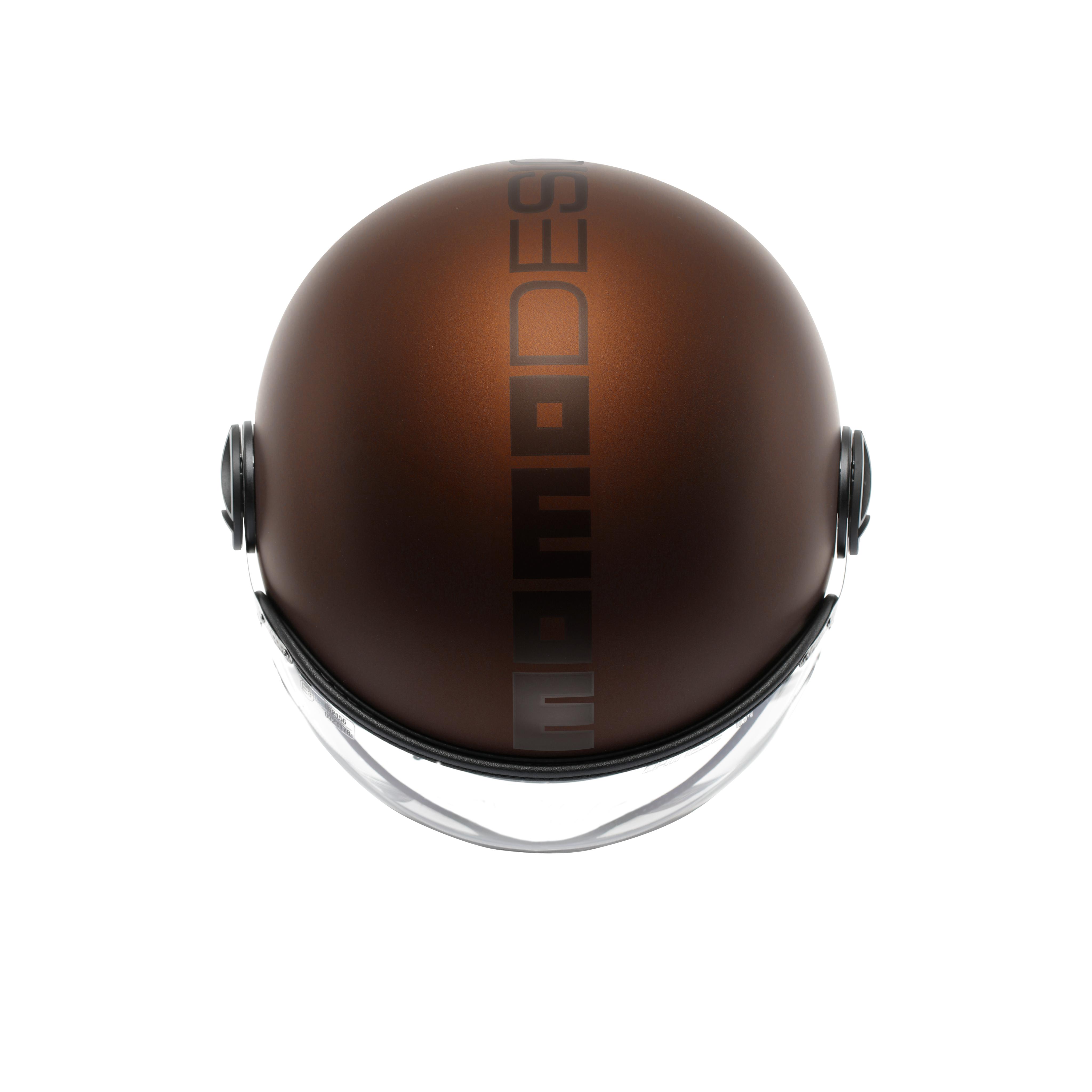 MOMODESIGN FGTR EVO MAT ESPRESSO / NOIR - CASQUE JET AVEC DOUBLE VISI&Egrave;RE E2206 -  - 4