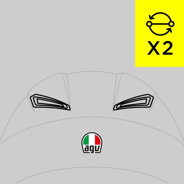 Remplacement prises a&eacute;ration post&eacute;rieures des casques Off-Road AGV - NEUTRO - 1
