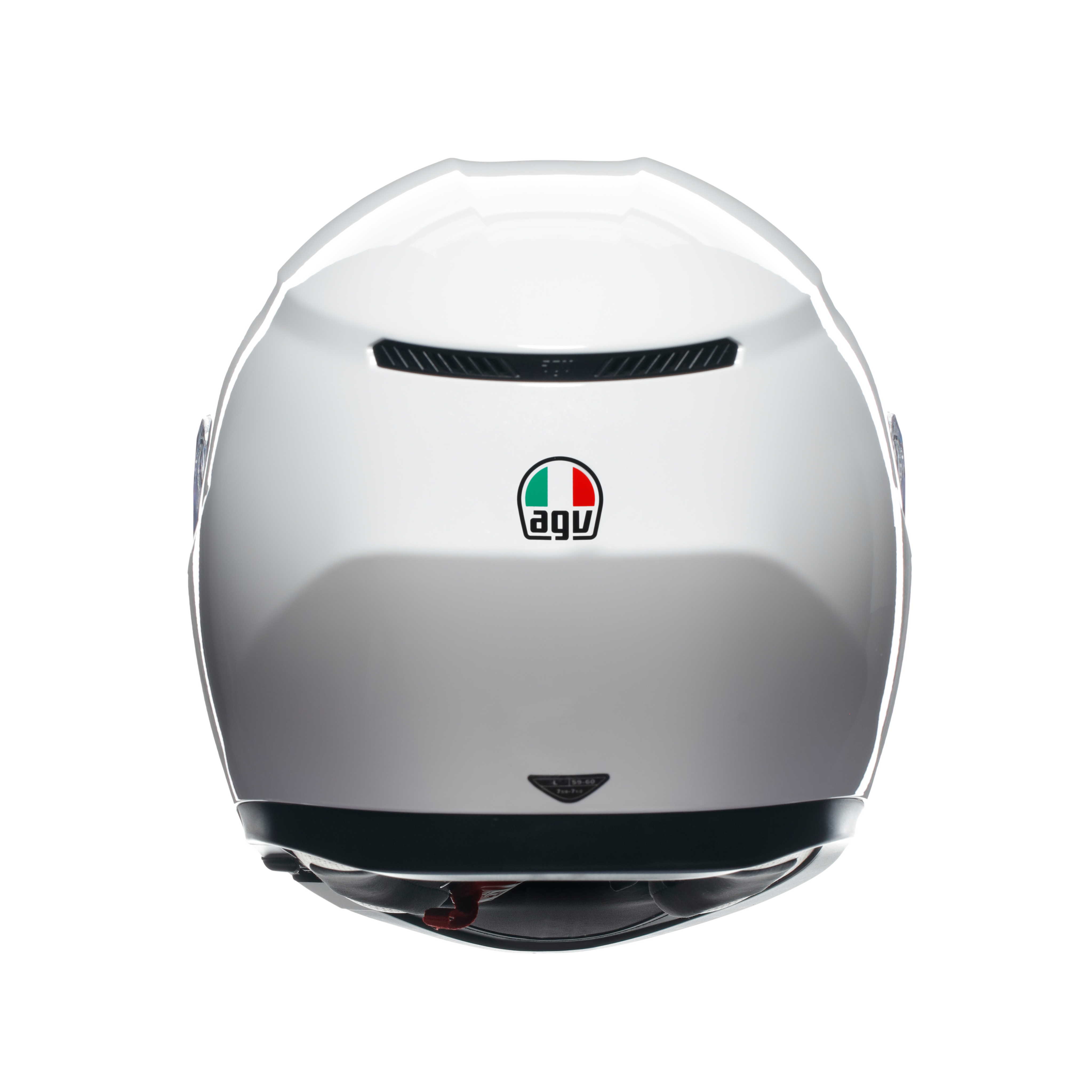 K3 MONO SETA WHITE - CASQUE MOTO INT&Eacute;GRAL E2206 -  - 3
