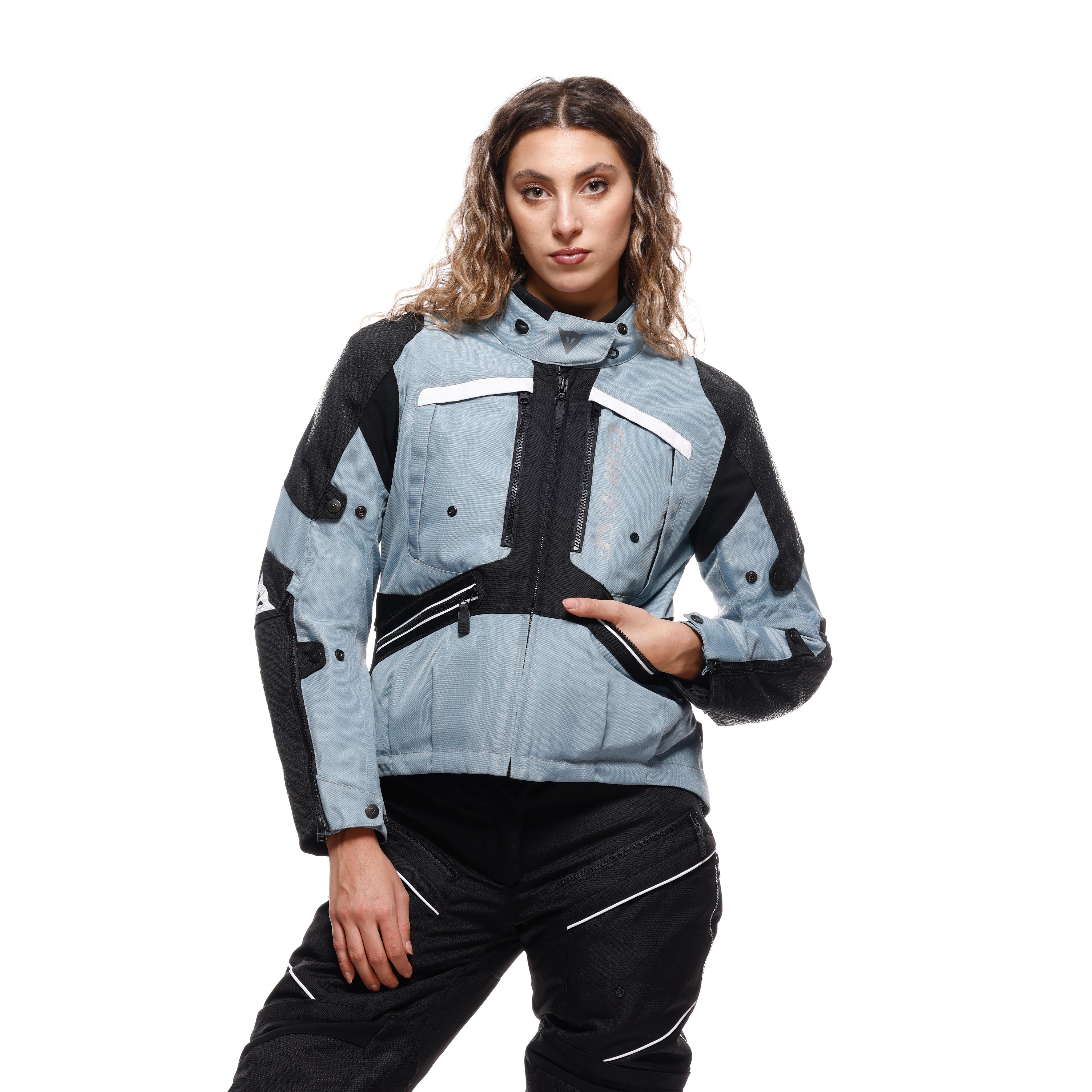 GULLFOSS&nbsp;D-DRY - WOMEN'S ALL SEASONS MOTORCYCLE JACKET - CITADEL/BLACK - 3