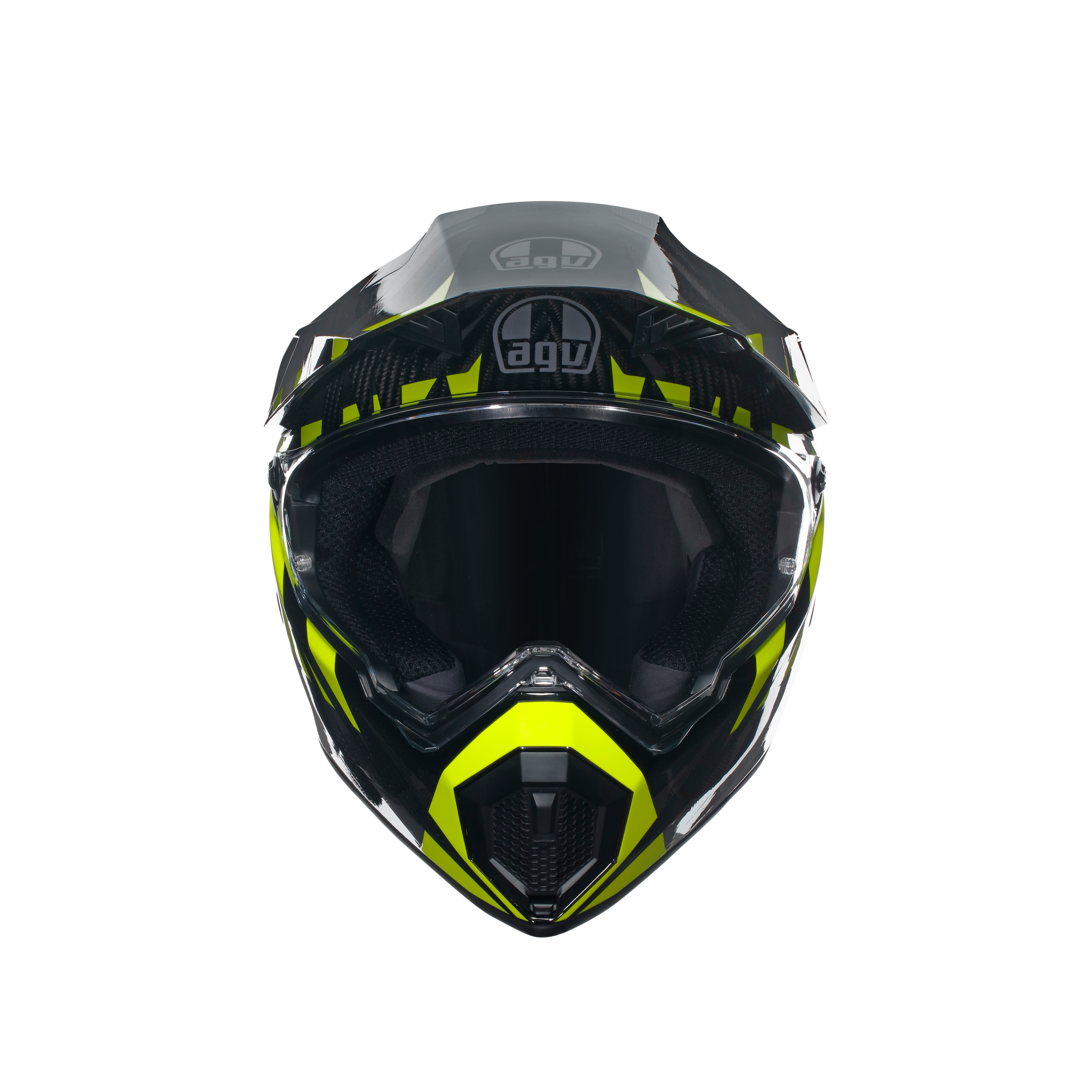 AX9 AGV DOT(ECE) MULTI MPLK - STEPPA CARBON/GREY/YELLOW FLUO -  - 5