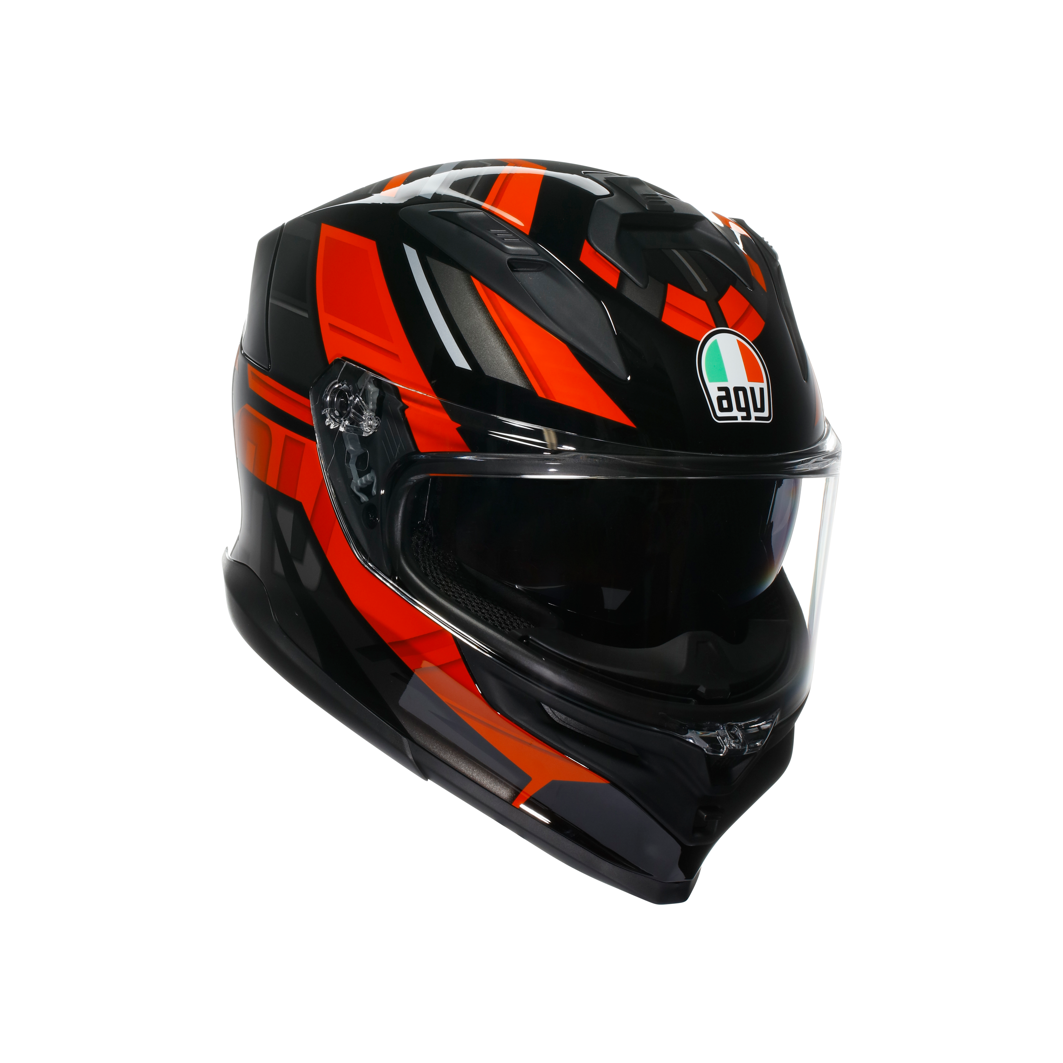 K7 MPLK TAURAX BLACK/RED - MOTORBIKE FULL FACE HELMET DOT (E2206) -  - 1