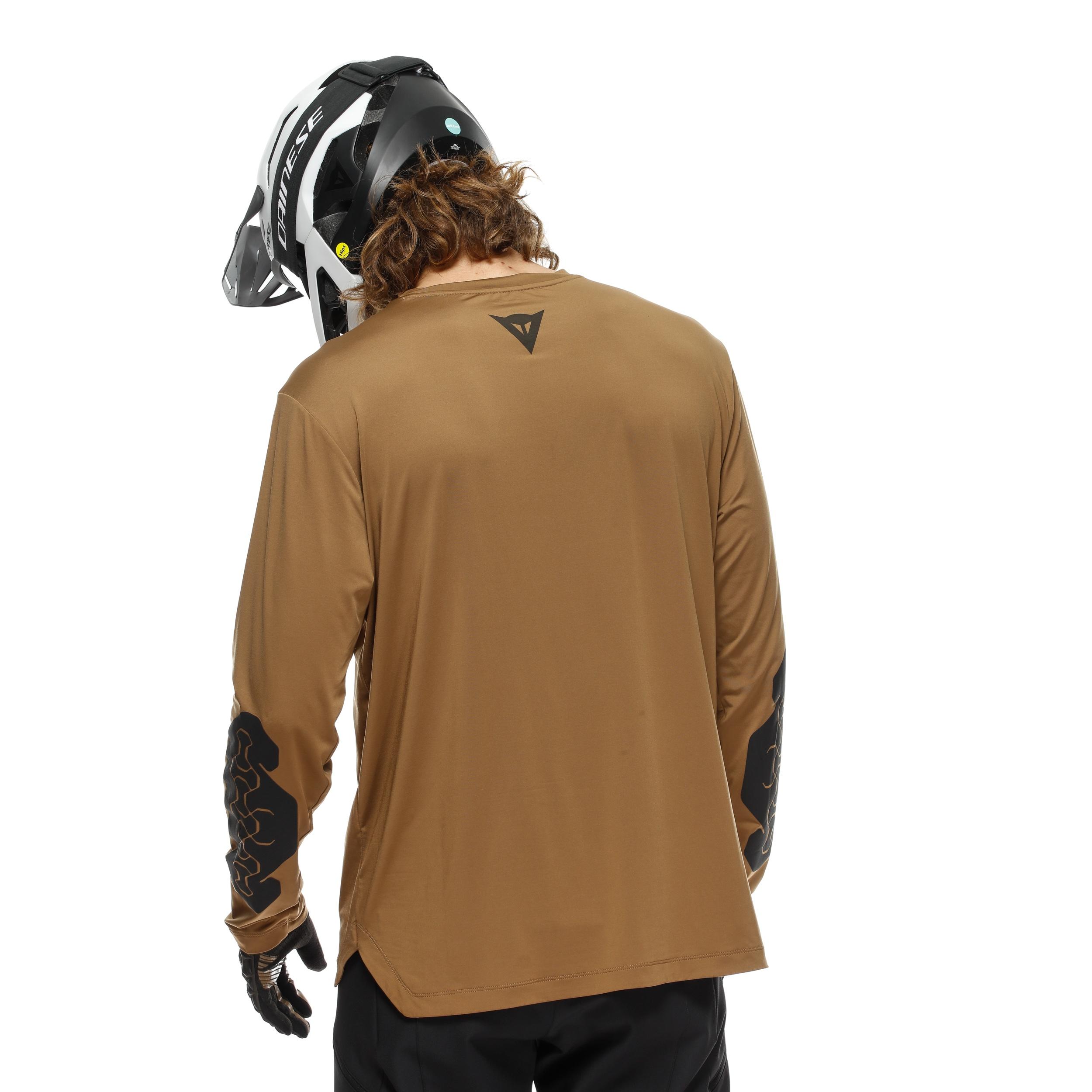 HG ROX JERSEY LS - MEN'S LONG SLEEVE BIKE T-SHIRT - BROWN - 7