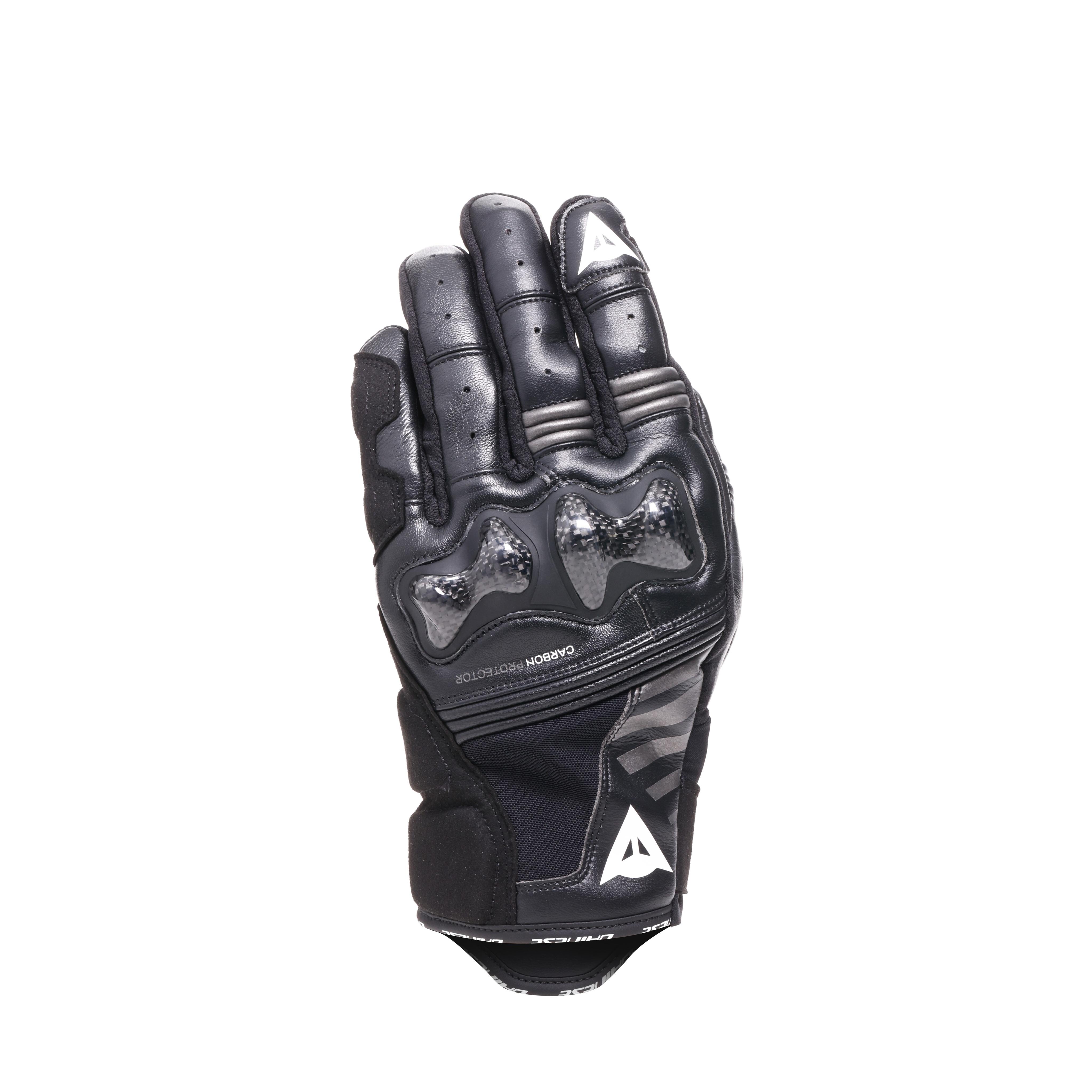 Dainese Men's Black/Anthracite - Reacto Carbon Short - Leather - M