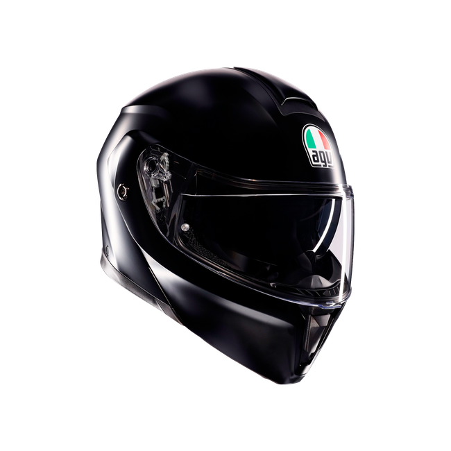 Agv Unisex Mono Matt Black - Streetmodular - Motorbike Flip Up Helmet E2206, Size: Xs - Image 1