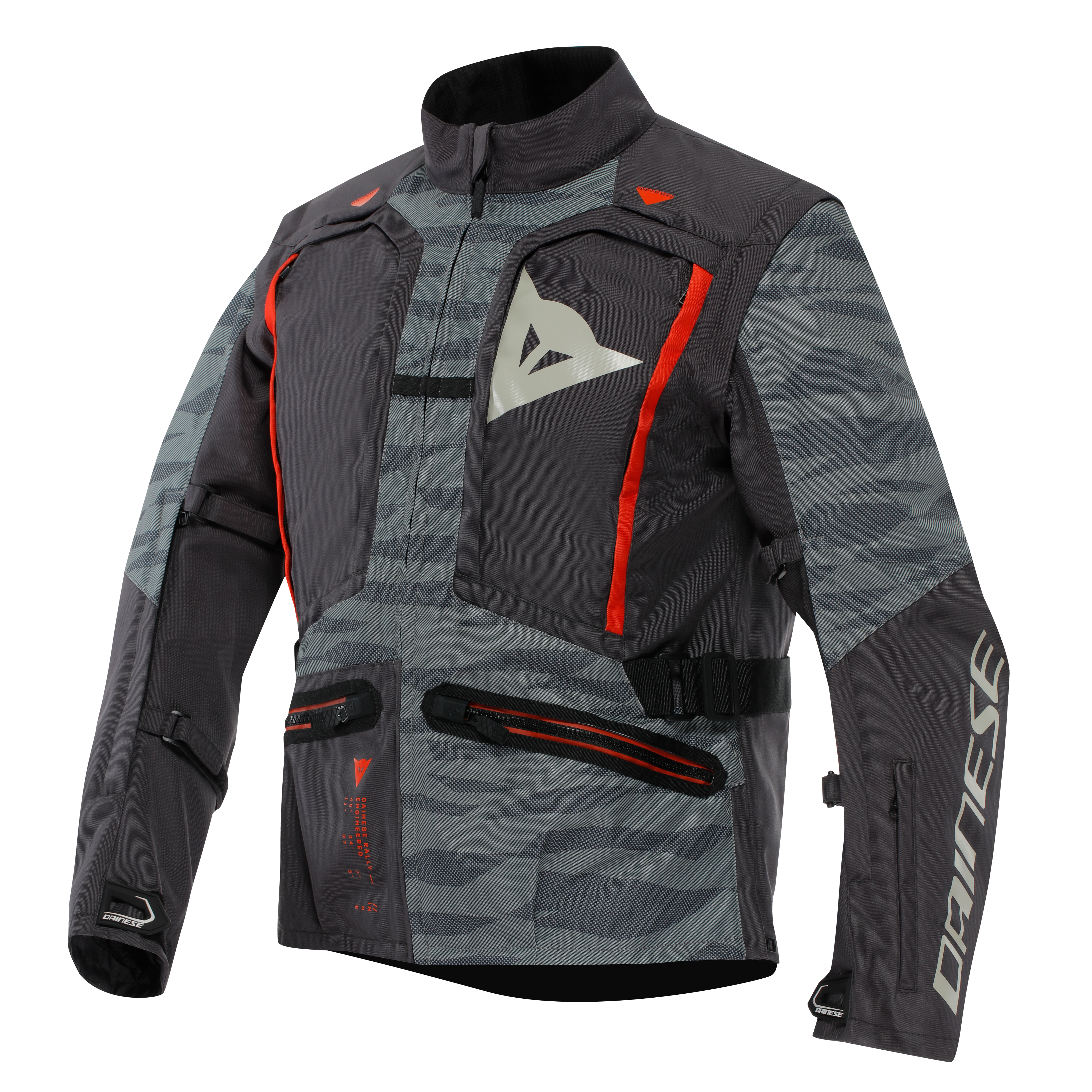 STERRATO - GIACCA MOTO OFFROAD IN TESSUTO UOMO - EBONY/DESERT SAGE - 1