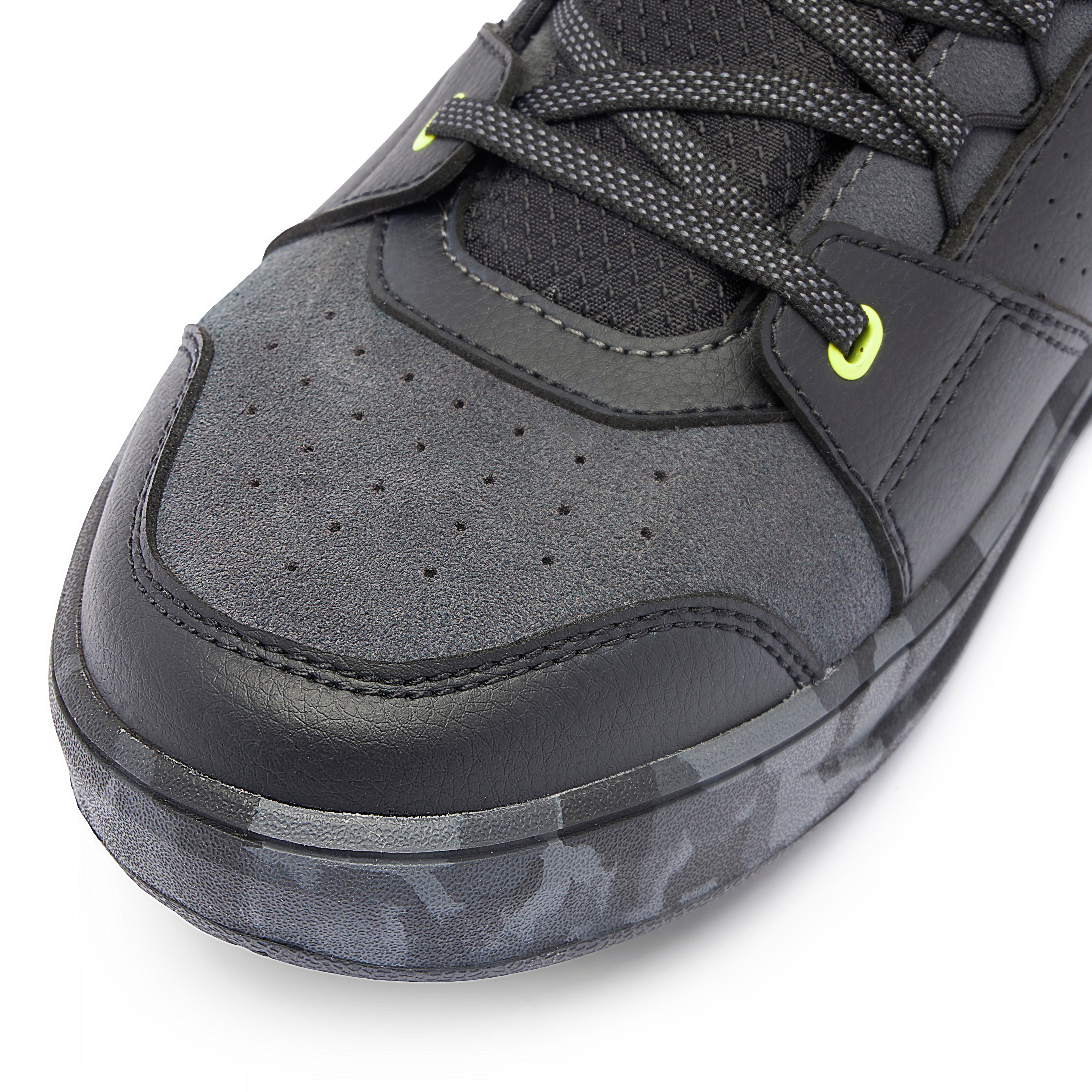 SUBURB D-WP - MEN'S WATERPROOF MOTORCYCLE SHOES - BLACK/CAMO/ACID YELLOW - 6