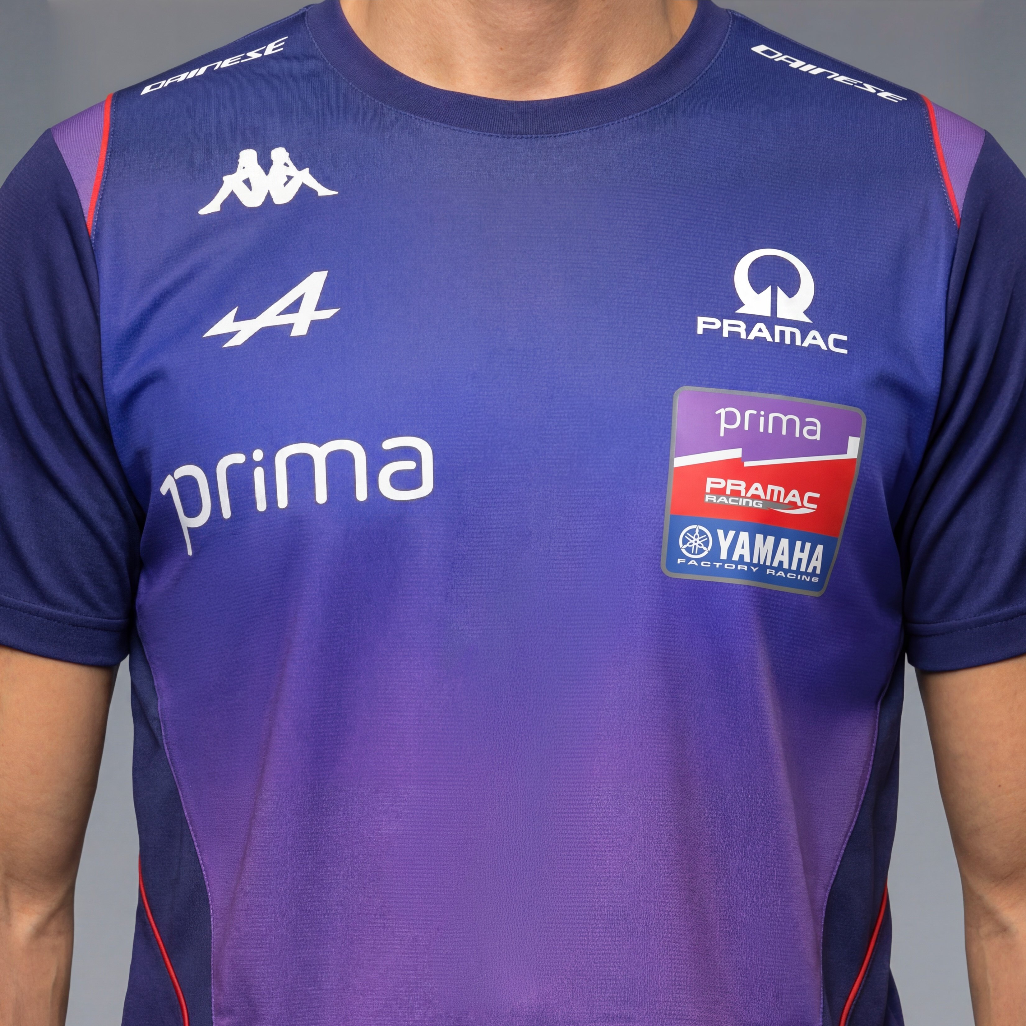 T-SHIRT TEAM PRAMAC DA UOMO - BLUE/PURPLE - 3