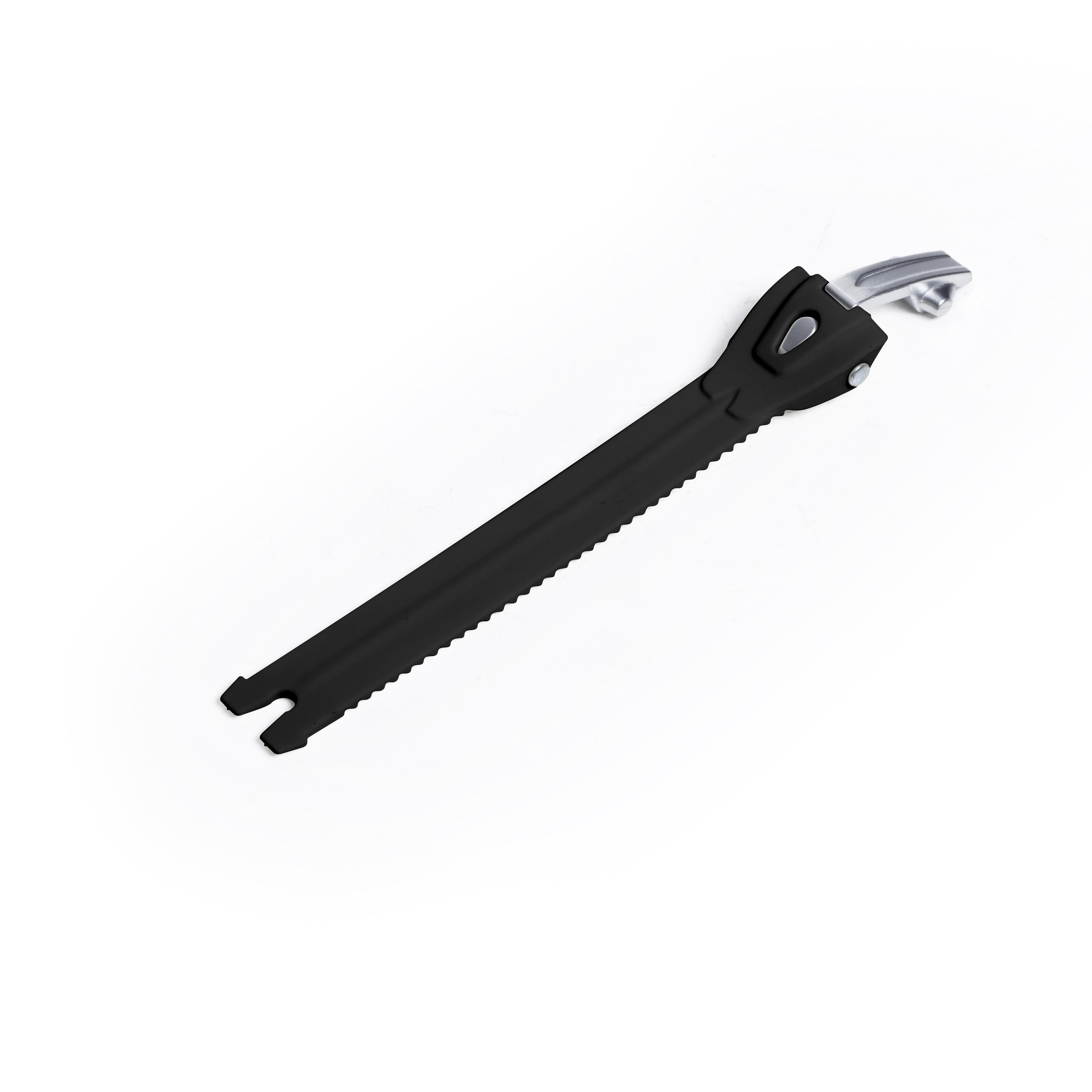 BANDE DE FERMETURE AVEC TIRANT  EN ALUMINIUM L cm17 POUR COMP EVO 2/X-HELIUM - NOIR/ARGENT -  - 2