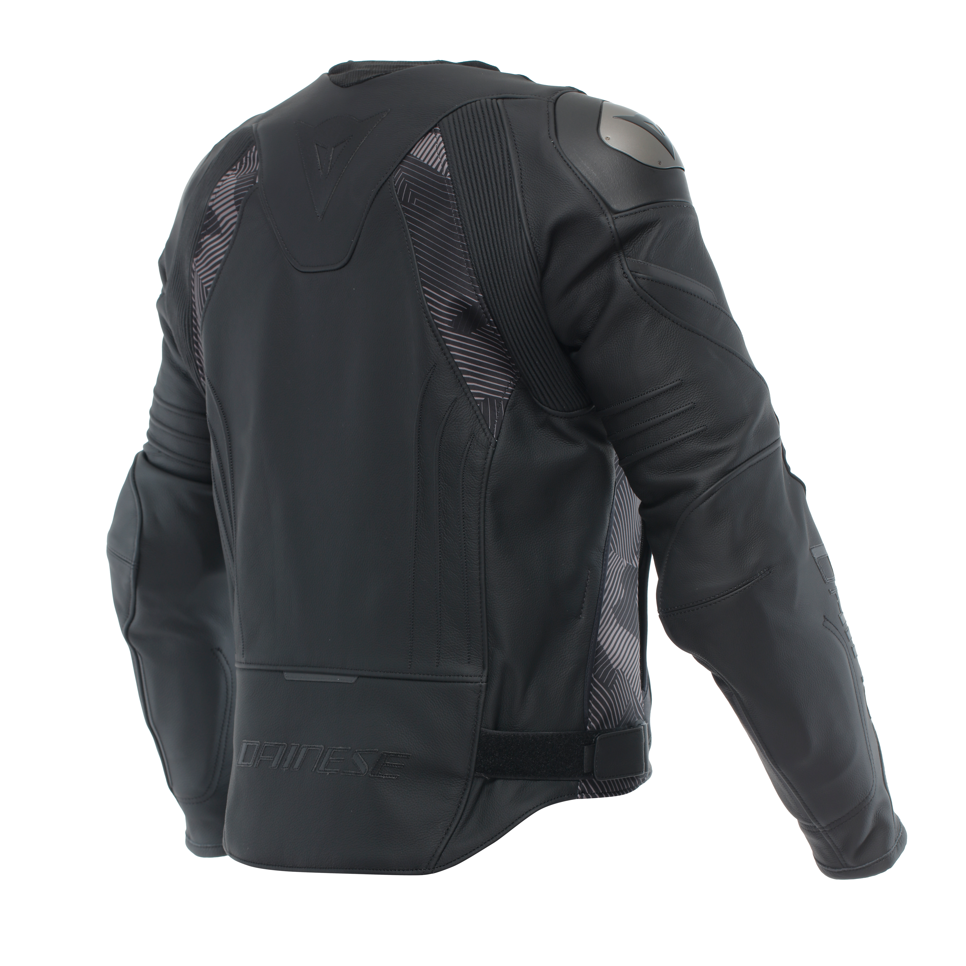 AVRO 5 - MEN'S MOTORCYCLE LEATHER JACKET - BLACK/ANTHRACITE - 2