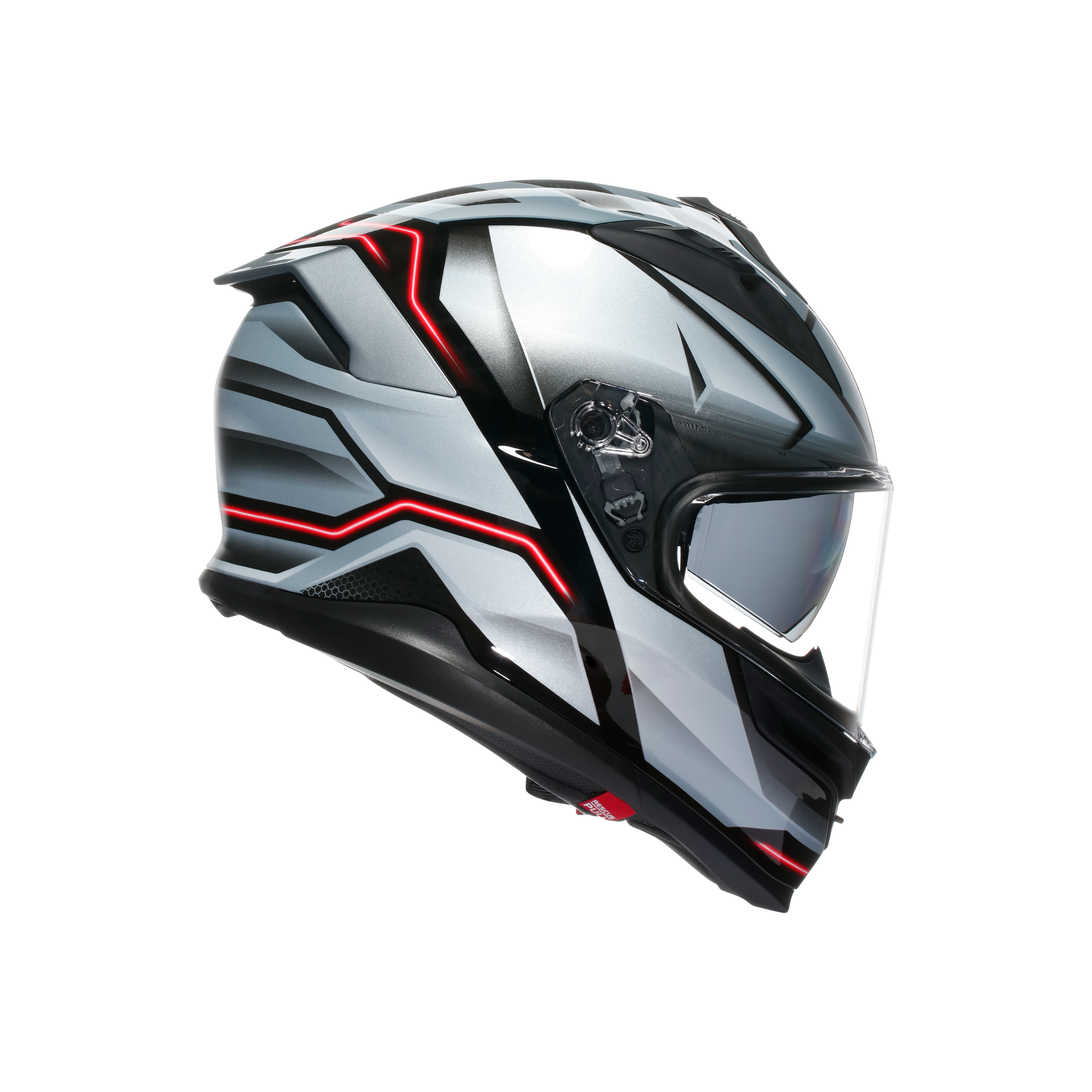 K7 MPLK JAEGER BLACK/SILVER - CASQUE MOTO INT&Eacute;GRAL E2206 -  - 3