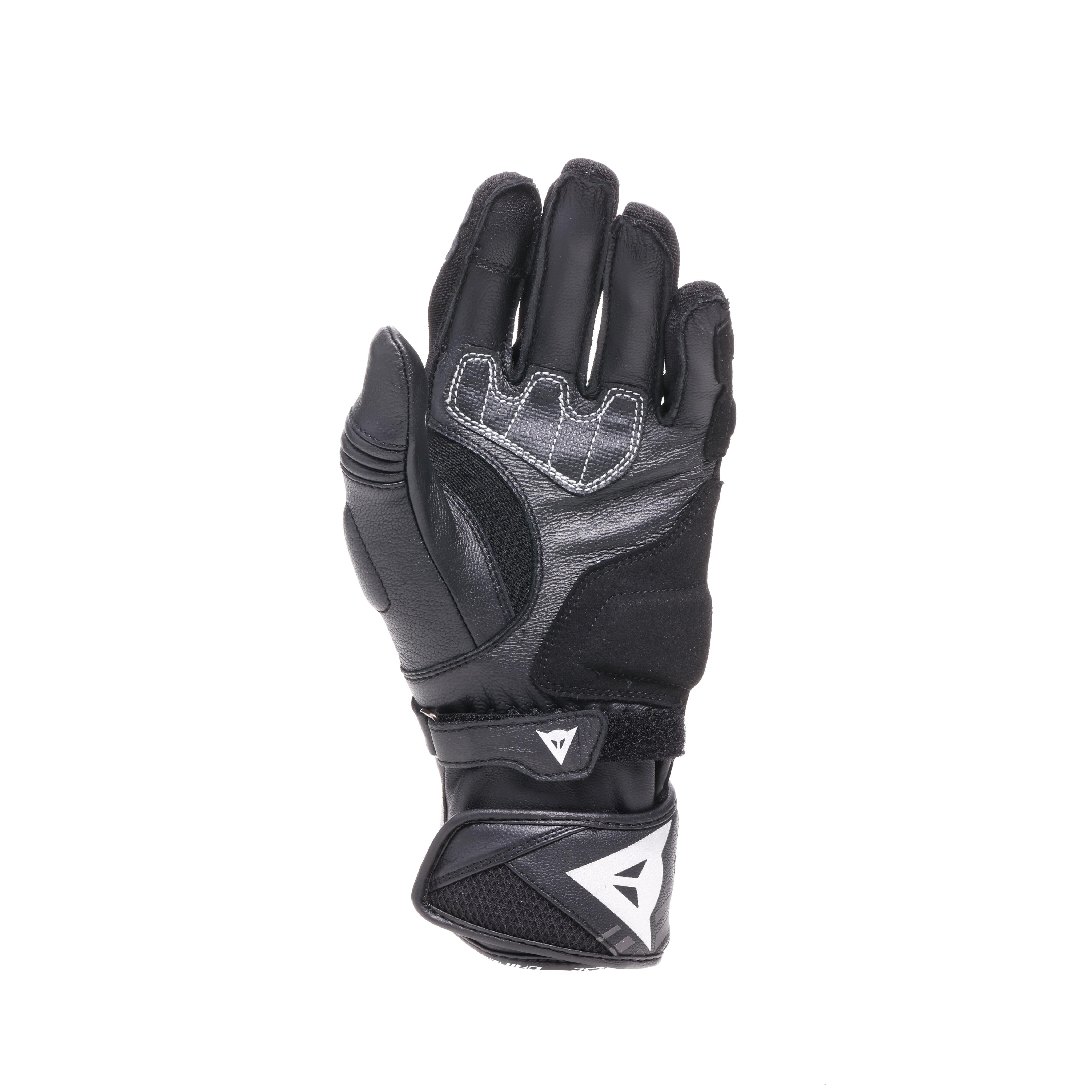 REACTO CARBON LONG - GANTS MOTO EN CUIR FEMME - BLACK/ANTHRACITE - 3