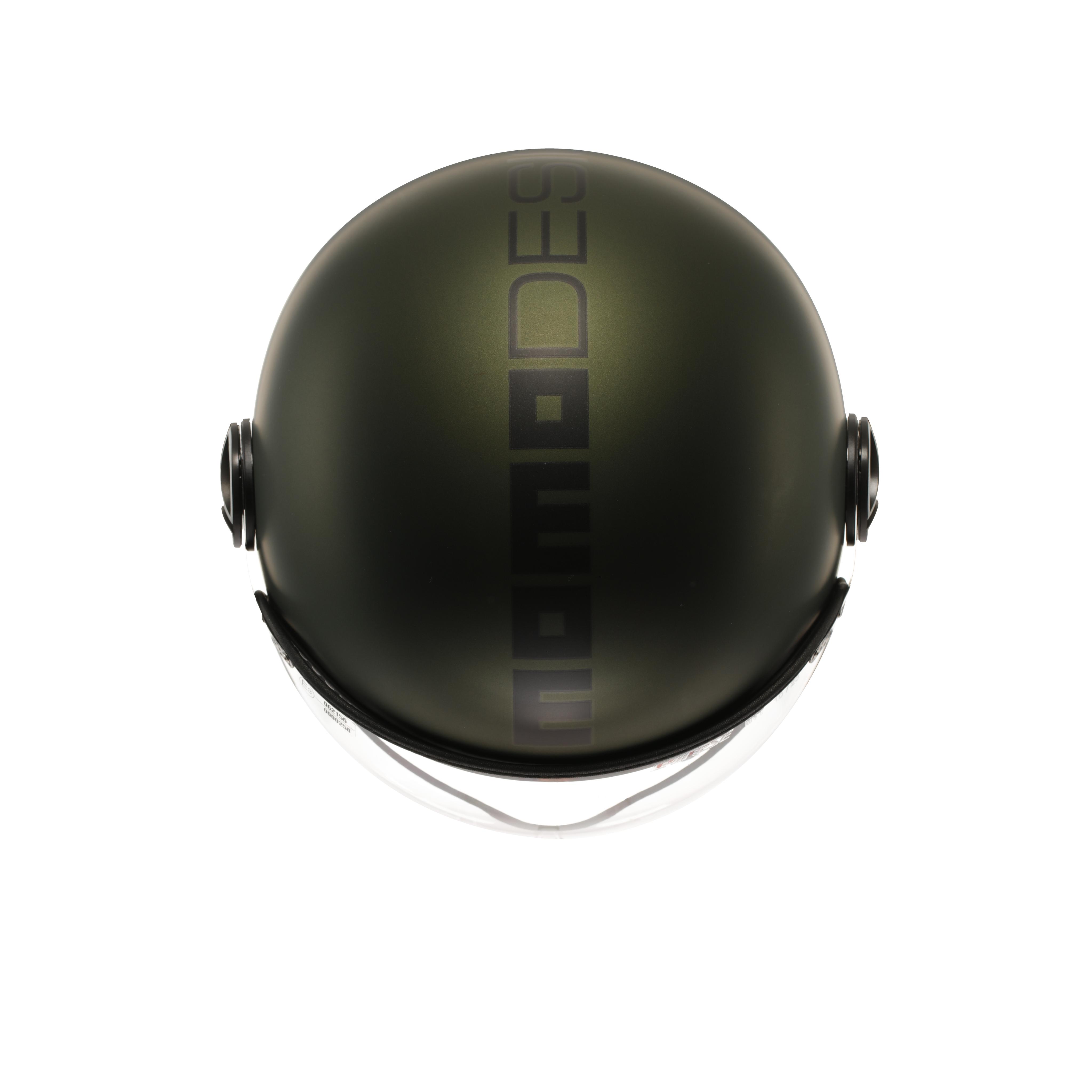 MOMODESIGN FGTR EVO MATT GR&Uuml;N / SCHWARZ- JET-HELM MIT DOPPELVISIER E2206 -  - 6