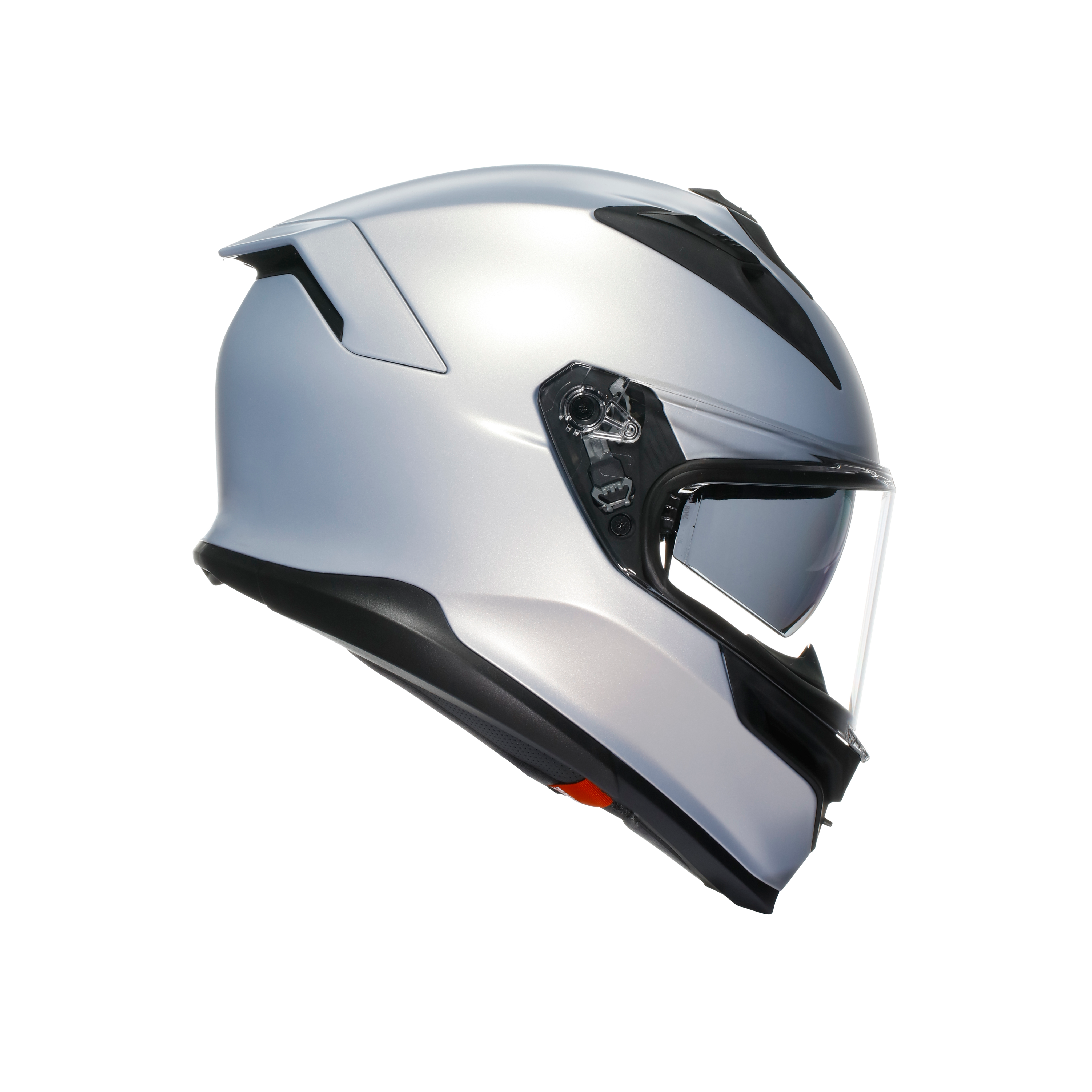 K7 MPLK MONO MATT PRISMA SILVER - MOTORBIKE FULL FACE HELMET DOT (E2206) -  - 3