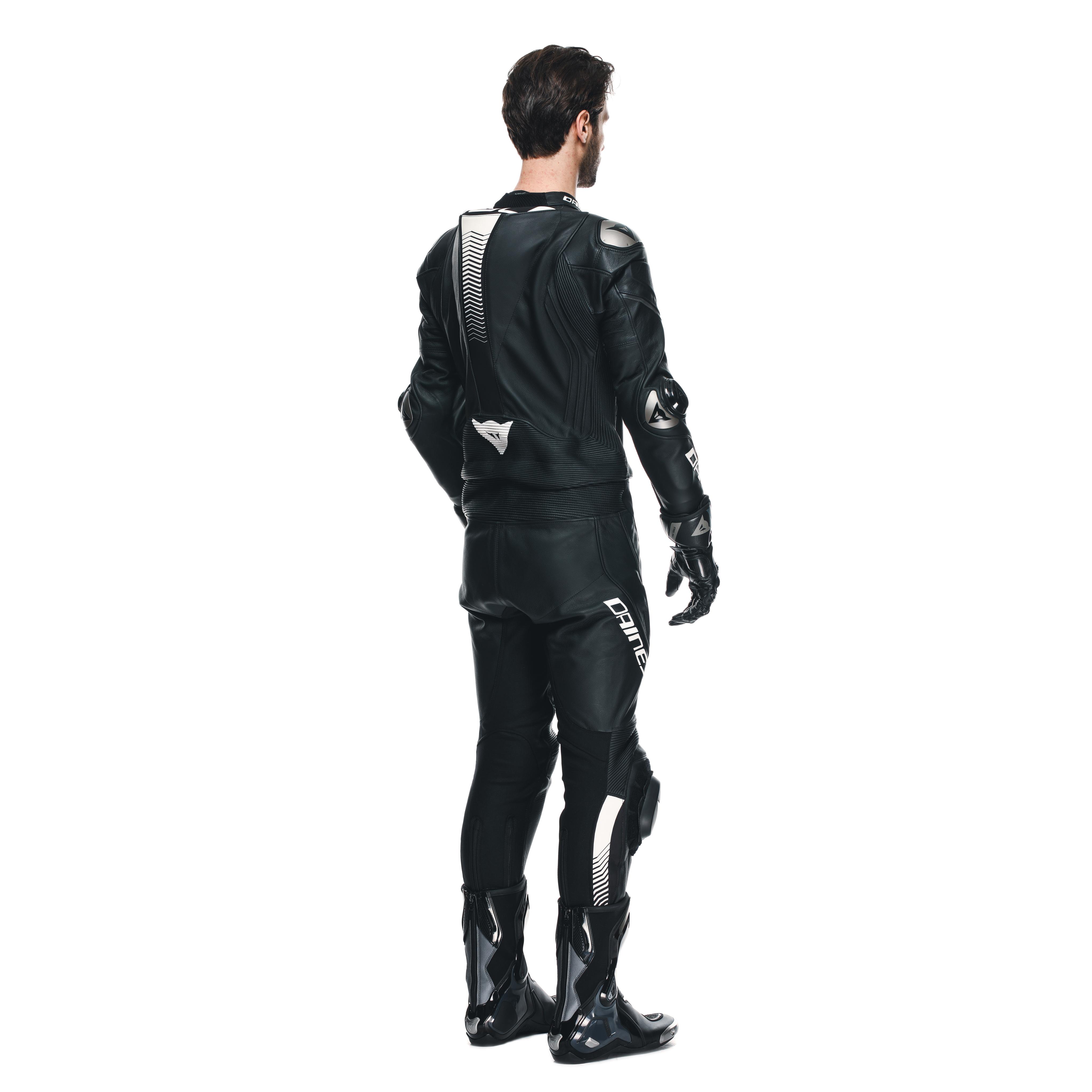 LAGUNA SECA 5 2PCS LEATHER SUIT - BLACK/BLACK/WHITE - 5