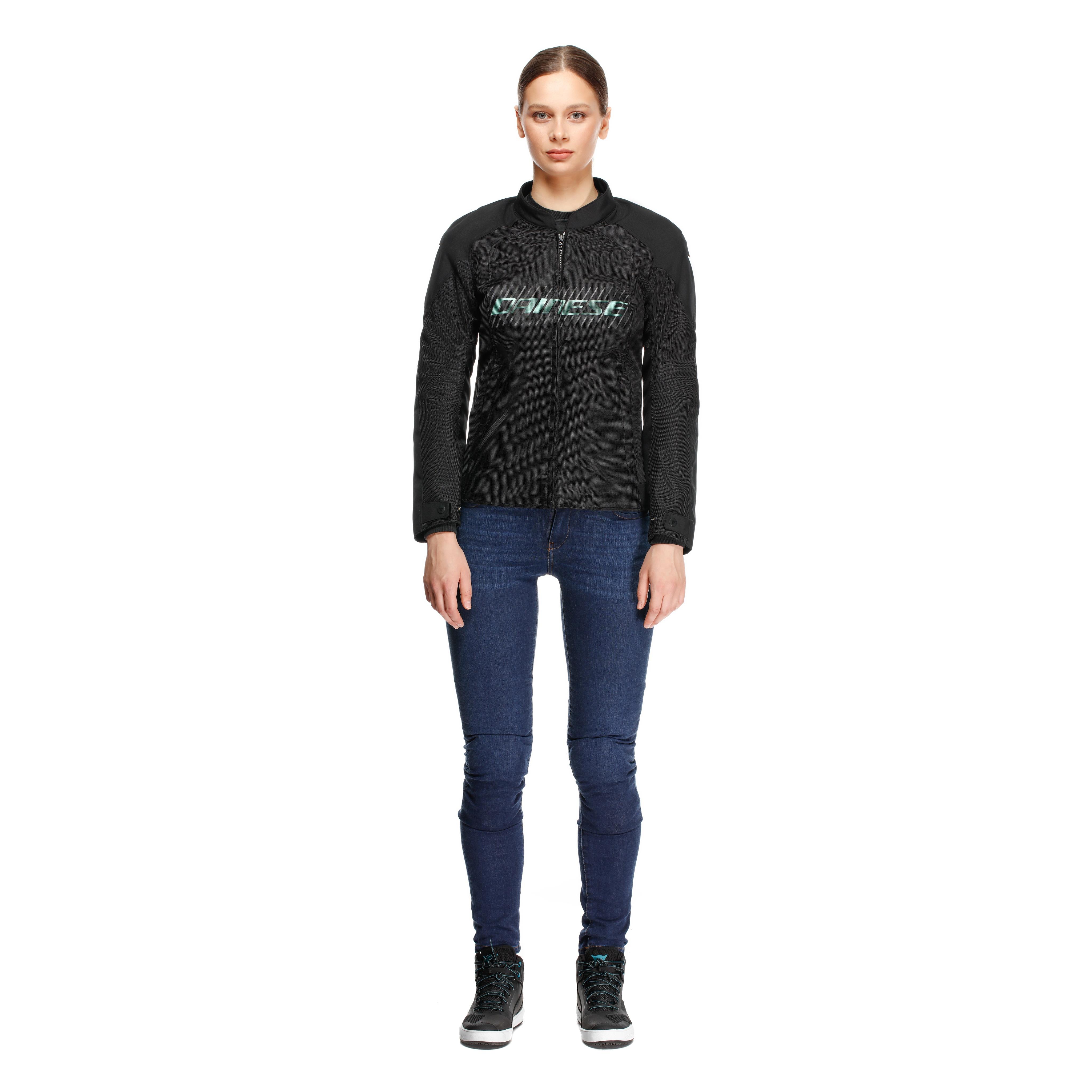 HEROSPHERE AIR - WOMEN'S SUMMER MOTORCYCLE JACKET - BLACK/GRAY/LIGHT GREEN - 15