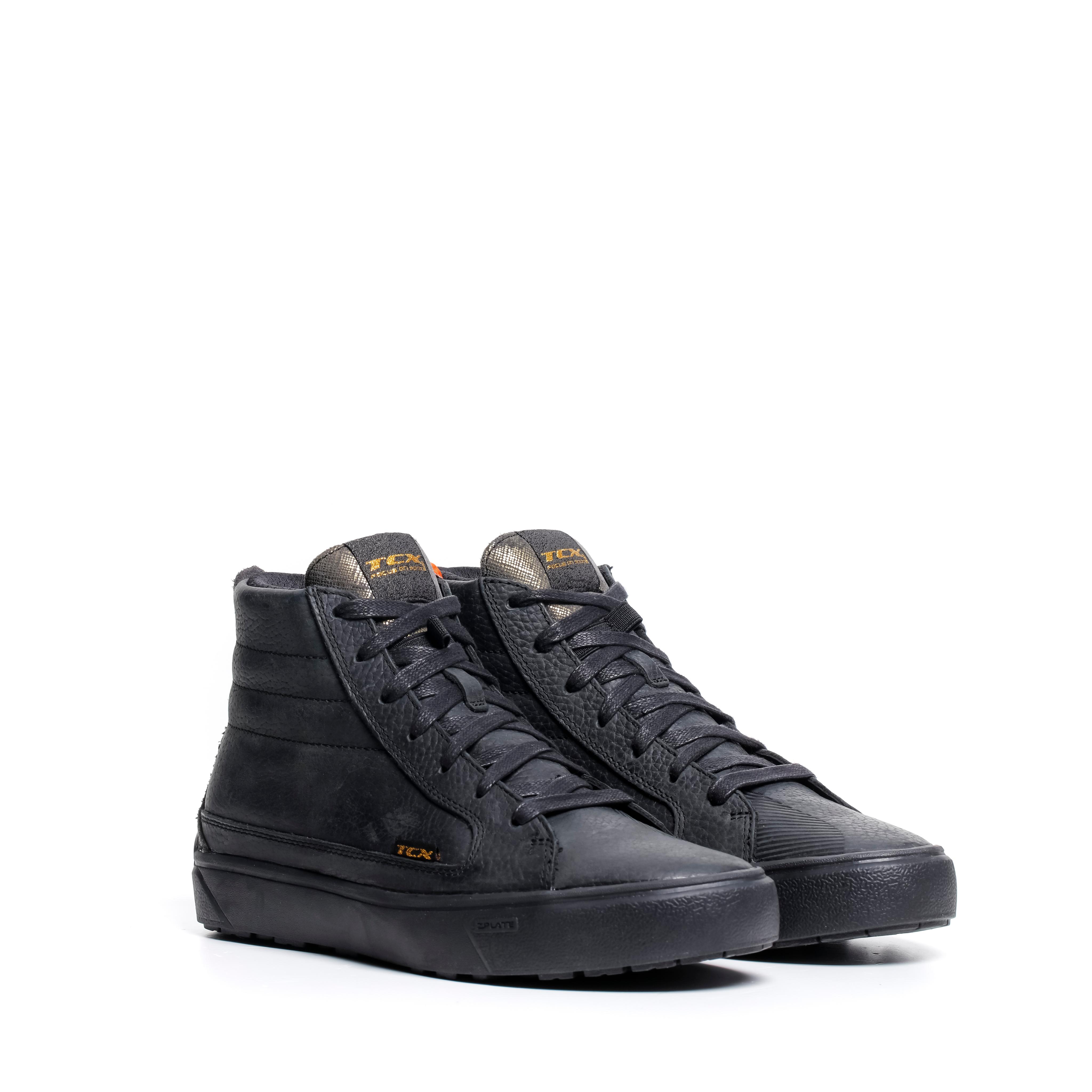 STREET 3 WP WOMEN'S WATERPROOF MOTORCYCLE SHOES - BLACK/GOLD -  - 1
