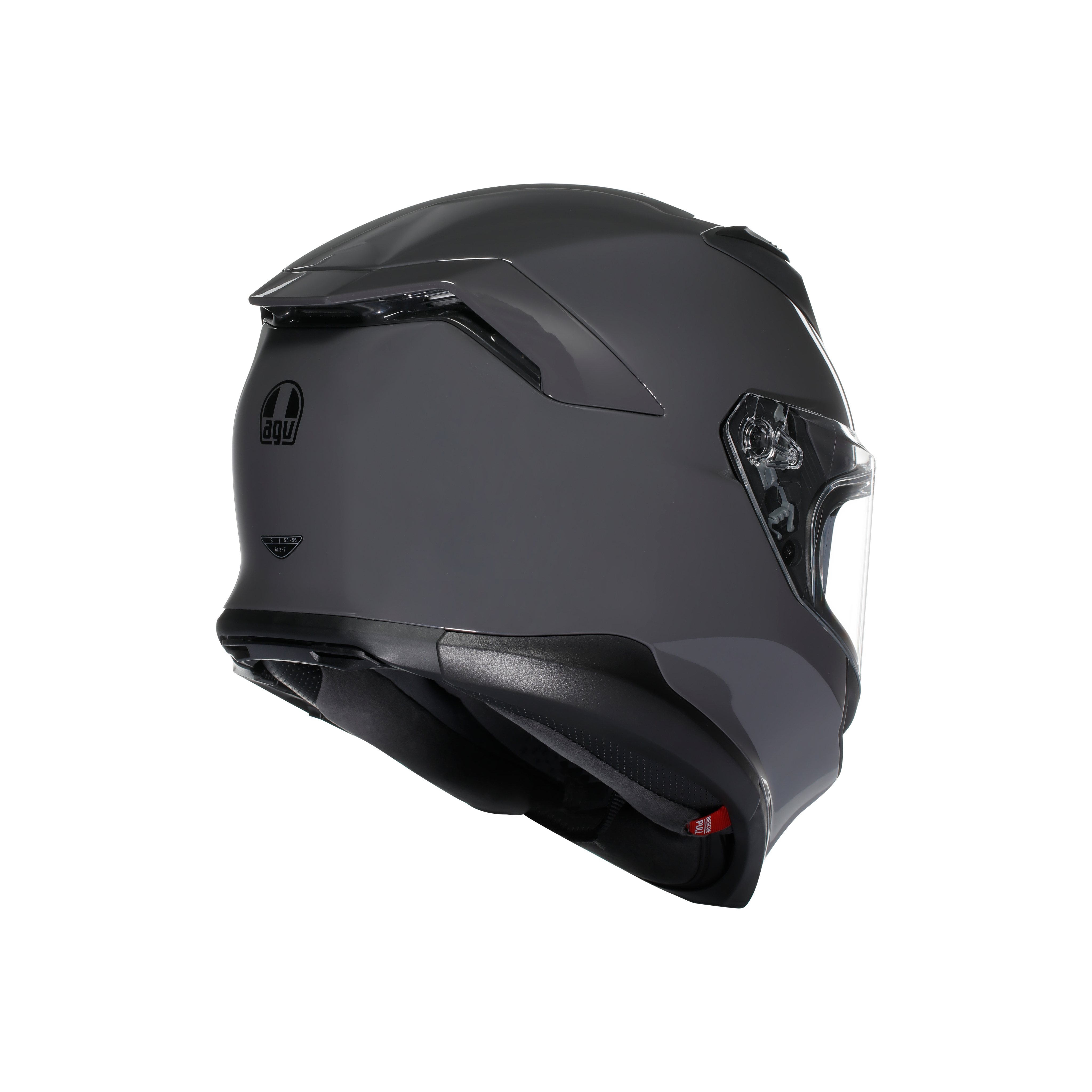 K7 MPLK MONO EVO GREY - MOTORBIKE FULL FACE HELMET DOT (E2206) -  - 6