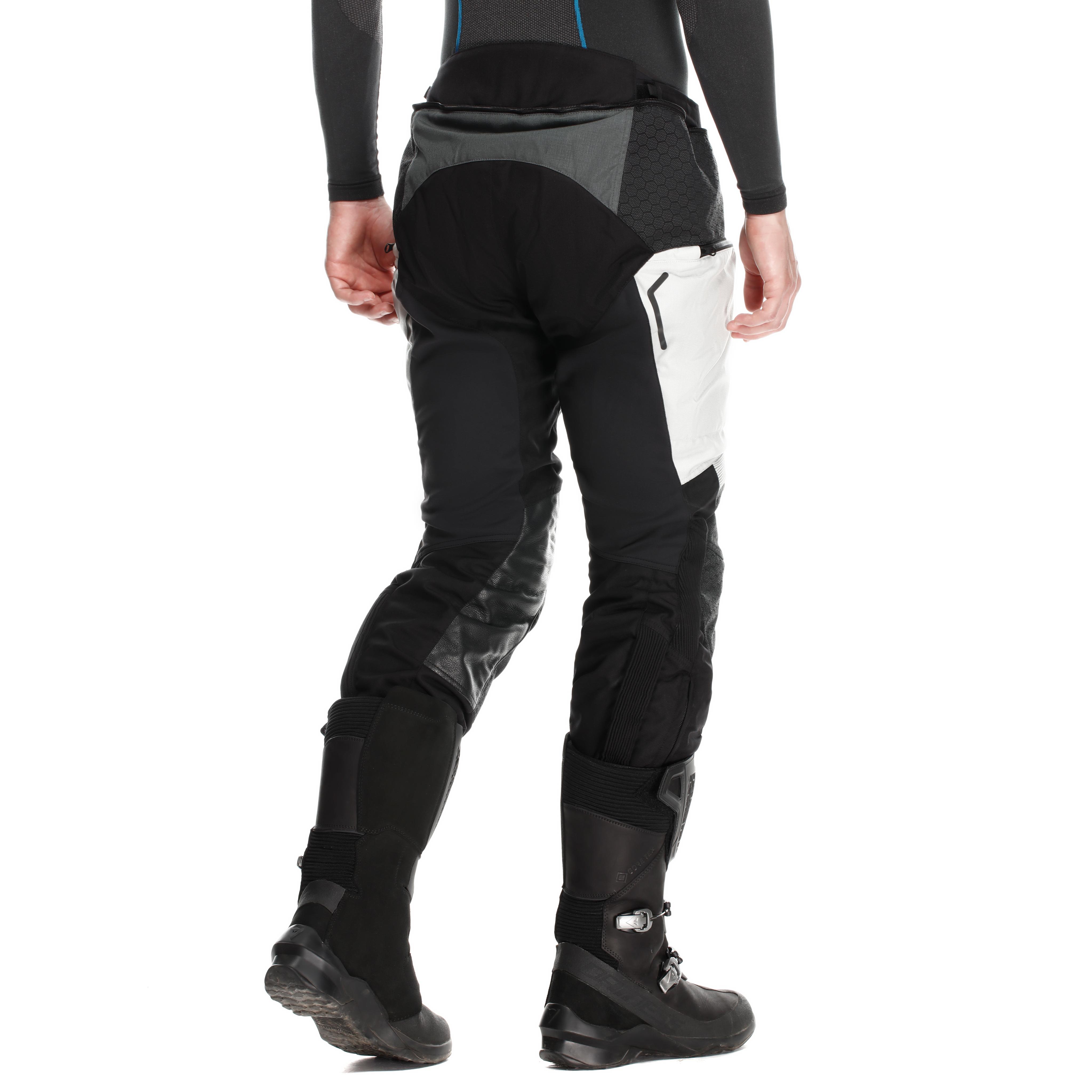 SUPER ADVENTURE ABS&Oslash;LUTESHELL&trade; - MEN OFF-ROAD MOTORCYCLE PANTS - BLACK/GLACIER-GREY/RED - 5