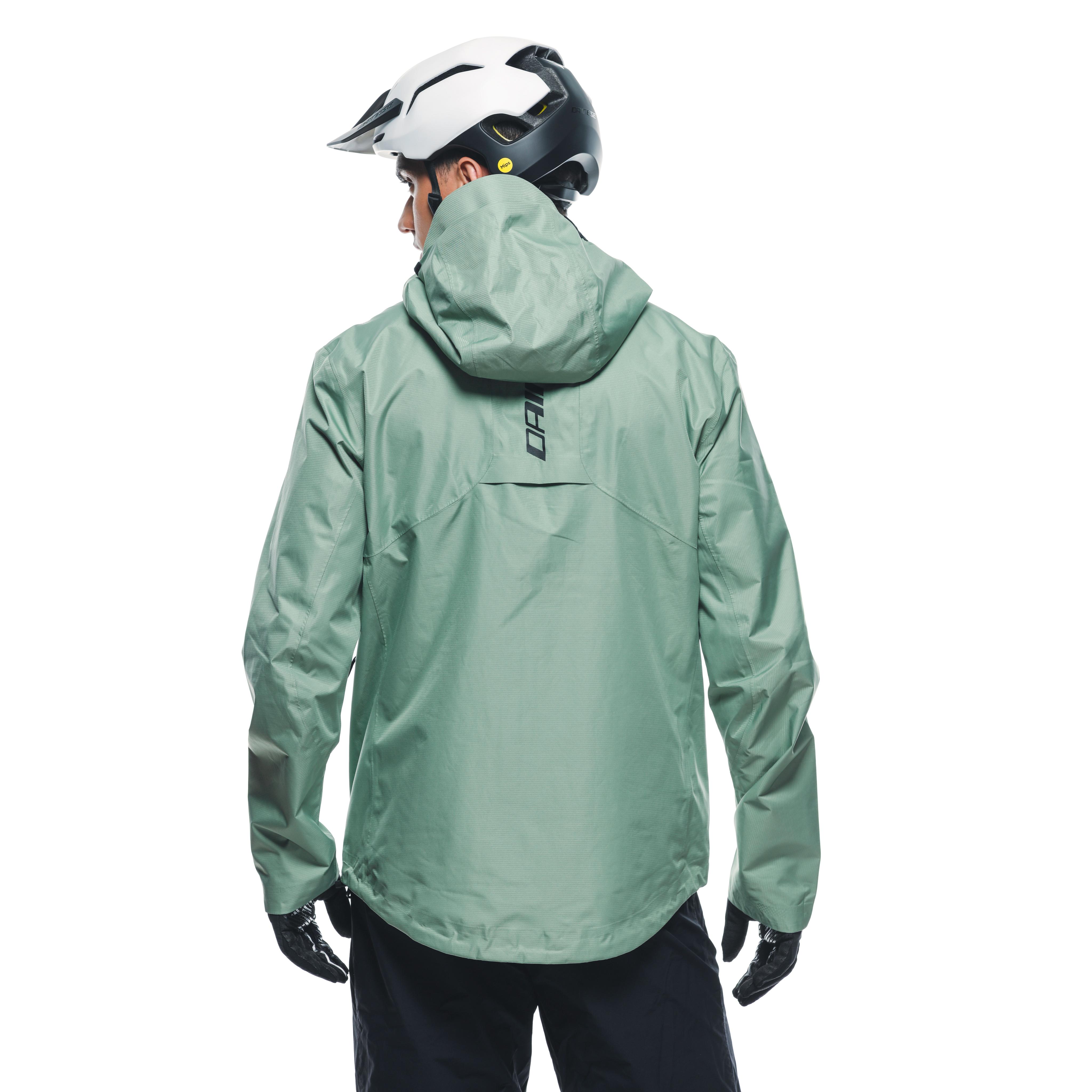 HGC SHELL LIGHT - MEN'S WATERPROOF BIKE JACKET - HEDGE-GREEN - 6