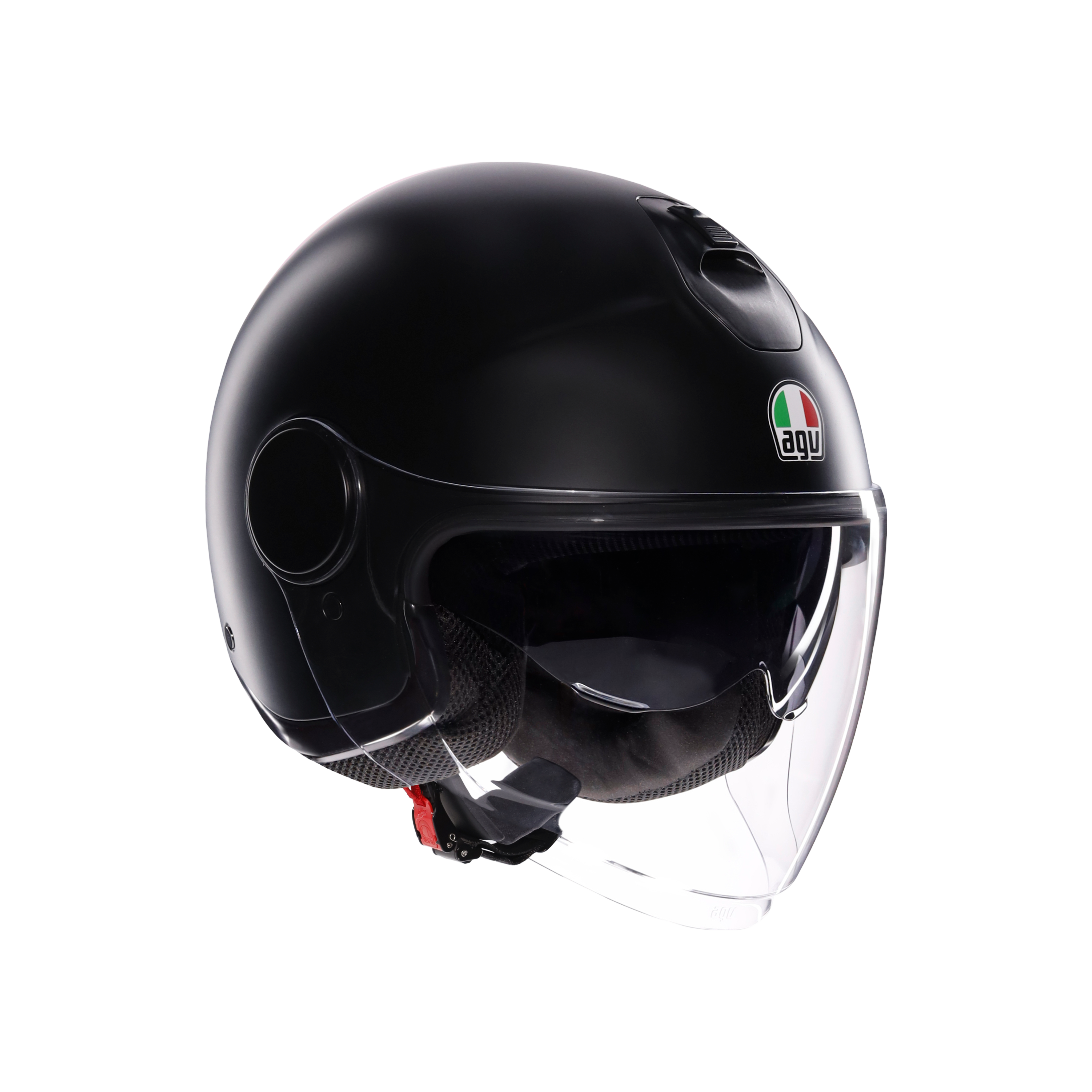 ETERES MONO MATT BLACK - MOTORRAD JET-HELM E2206 -  - 1
