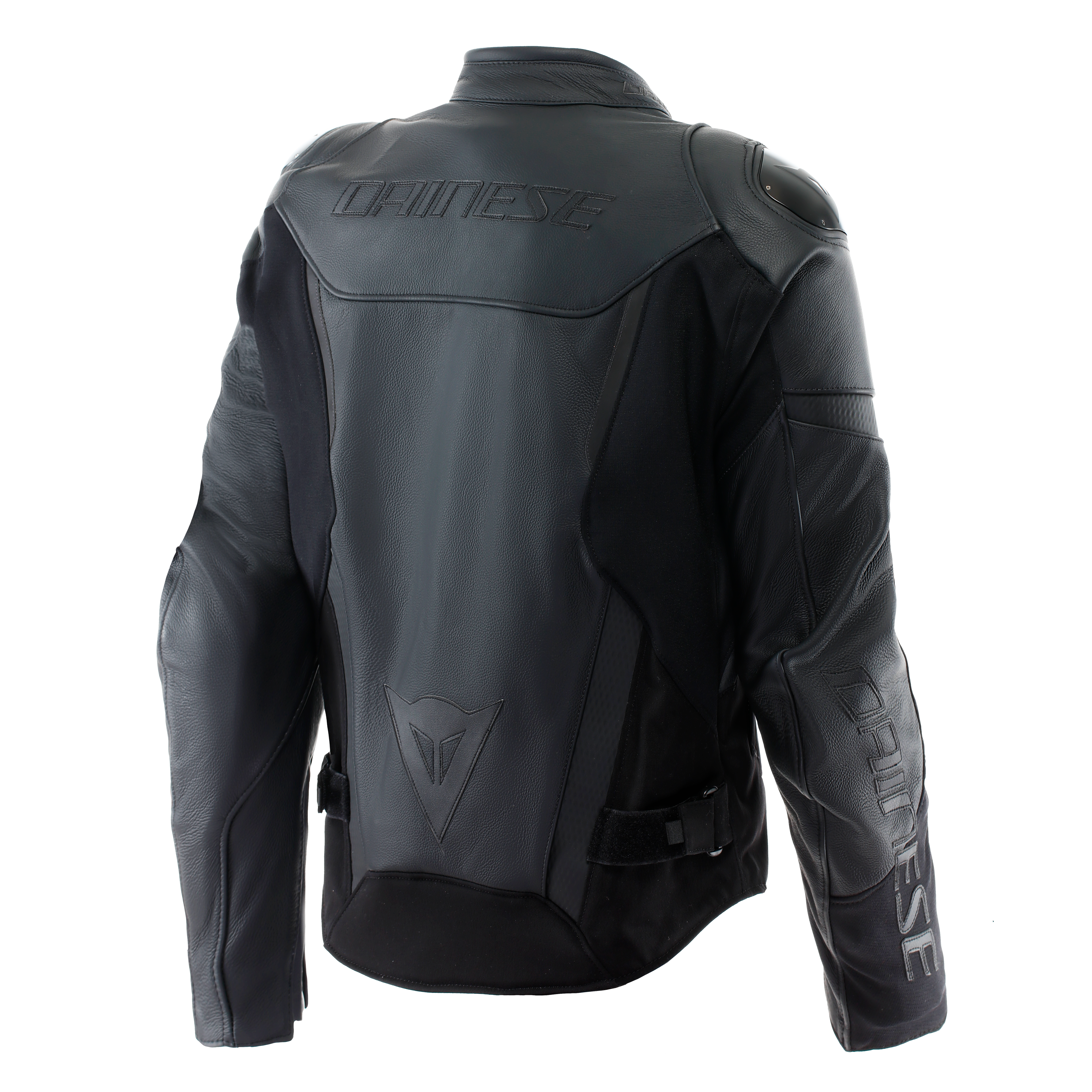 IPERATTIVA - HERREN-MOTORKRADJACKE AUS LEDER UND STOFF - BLACK/BLACK - 2
