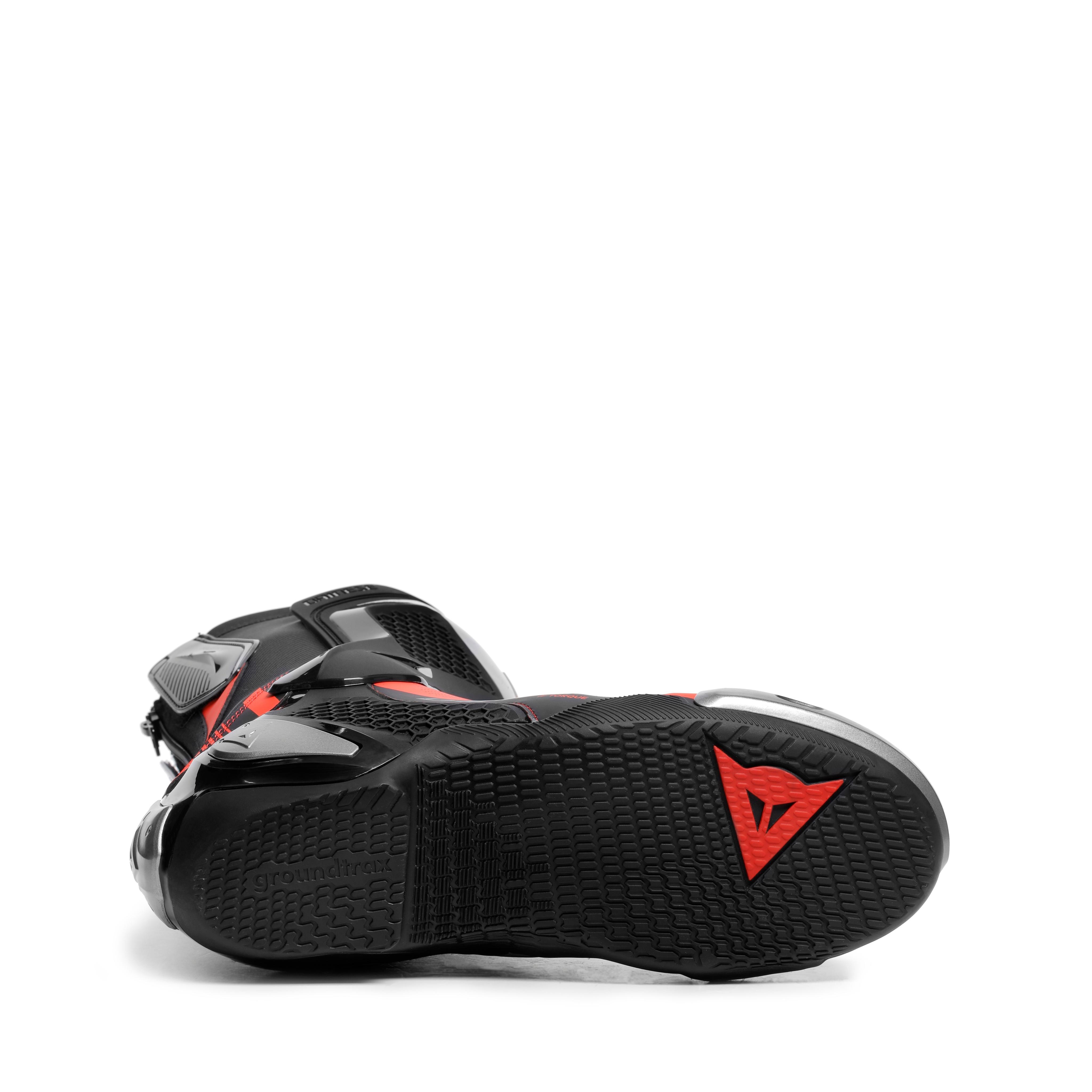 TORQUE 4 - BOTTES RACING ET ROUTE HOMME - BLACK/RED FLUO - 4