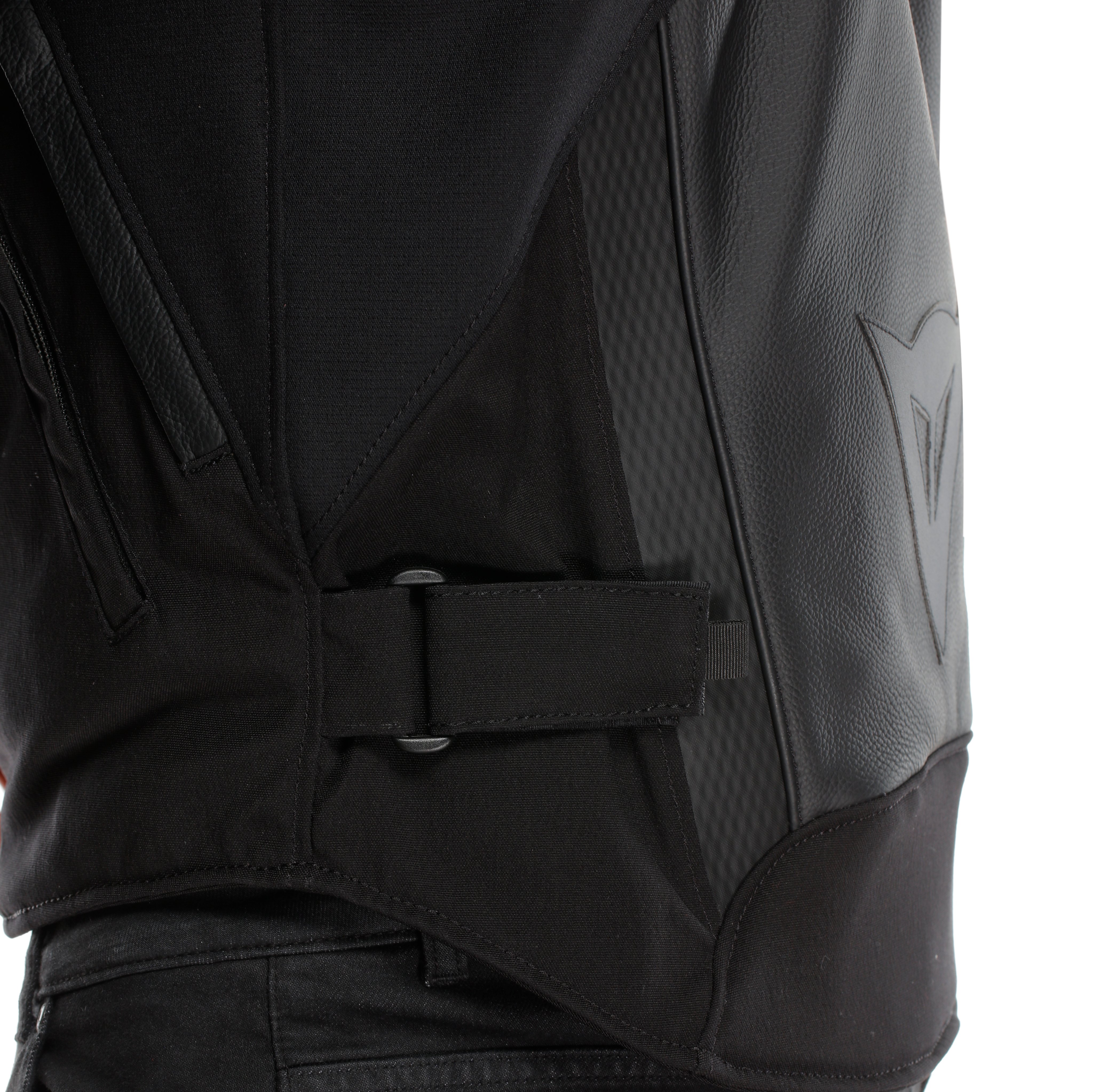 IPERATTIVA - HERREN-MOTORKRADJACKE AUS LEDER UND STOFF - BLACK/BLACK - 14