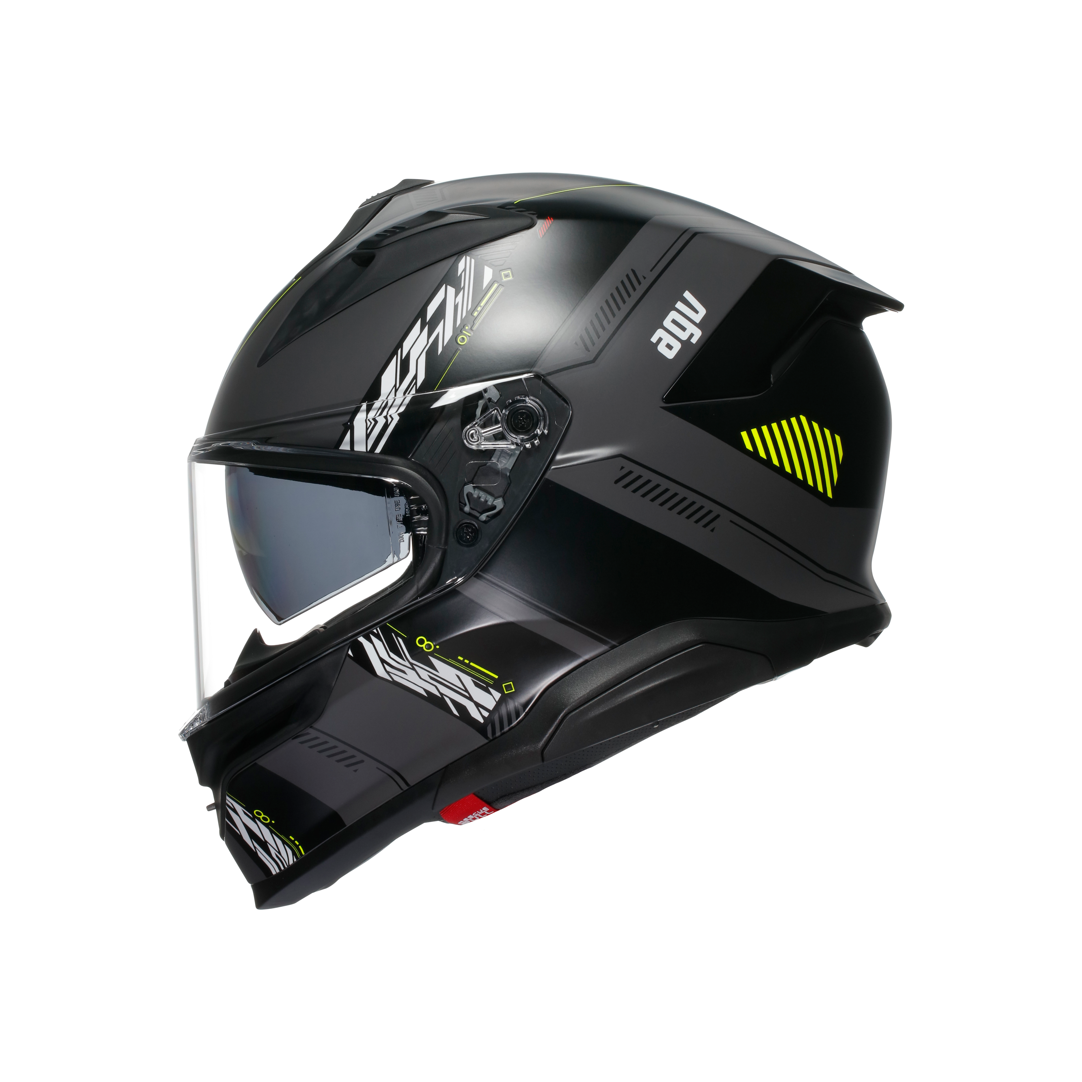 K7 MPLK KYBER MATT GREY/YELLOW FLUO - CASQUE MOTO INT&Eacute;GRAL E2206 -  - 4