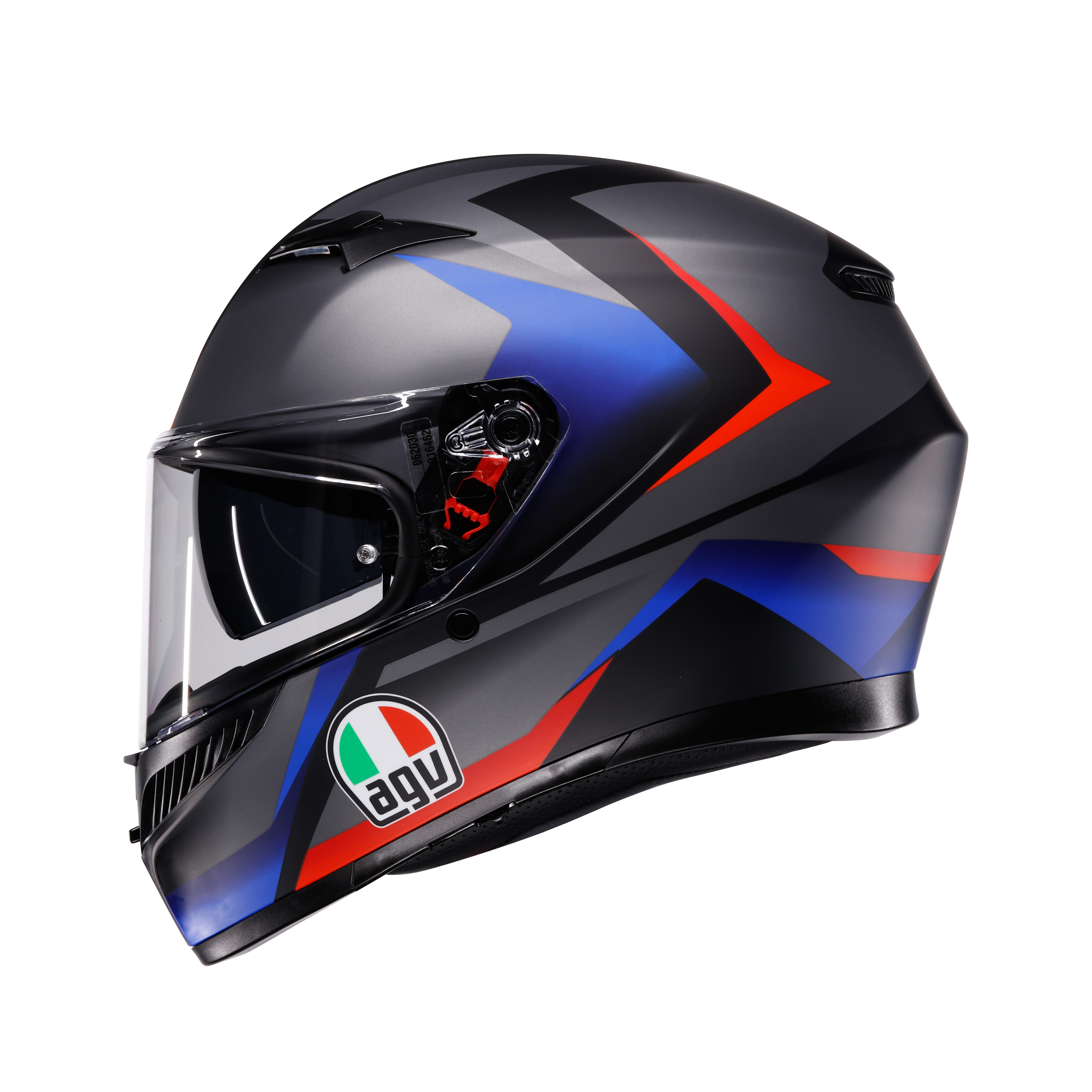 K3 E2206 - STRIGA MATT BLACK/BLUE/RED -  - 4