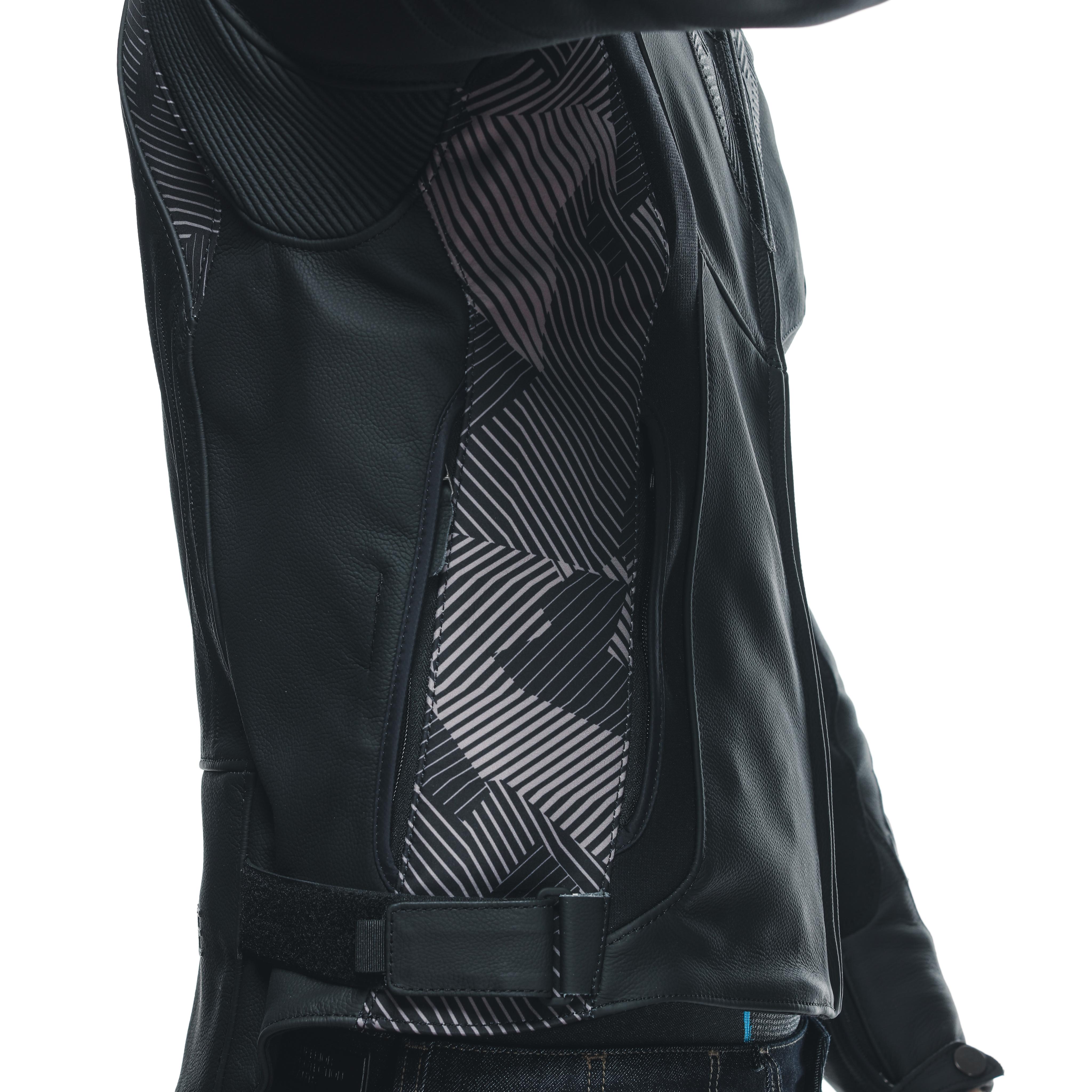 AVRO 5 - MEN'S MOTORCYCLE LEATHER JACKET - BLACK/ANTHRACITE - 9