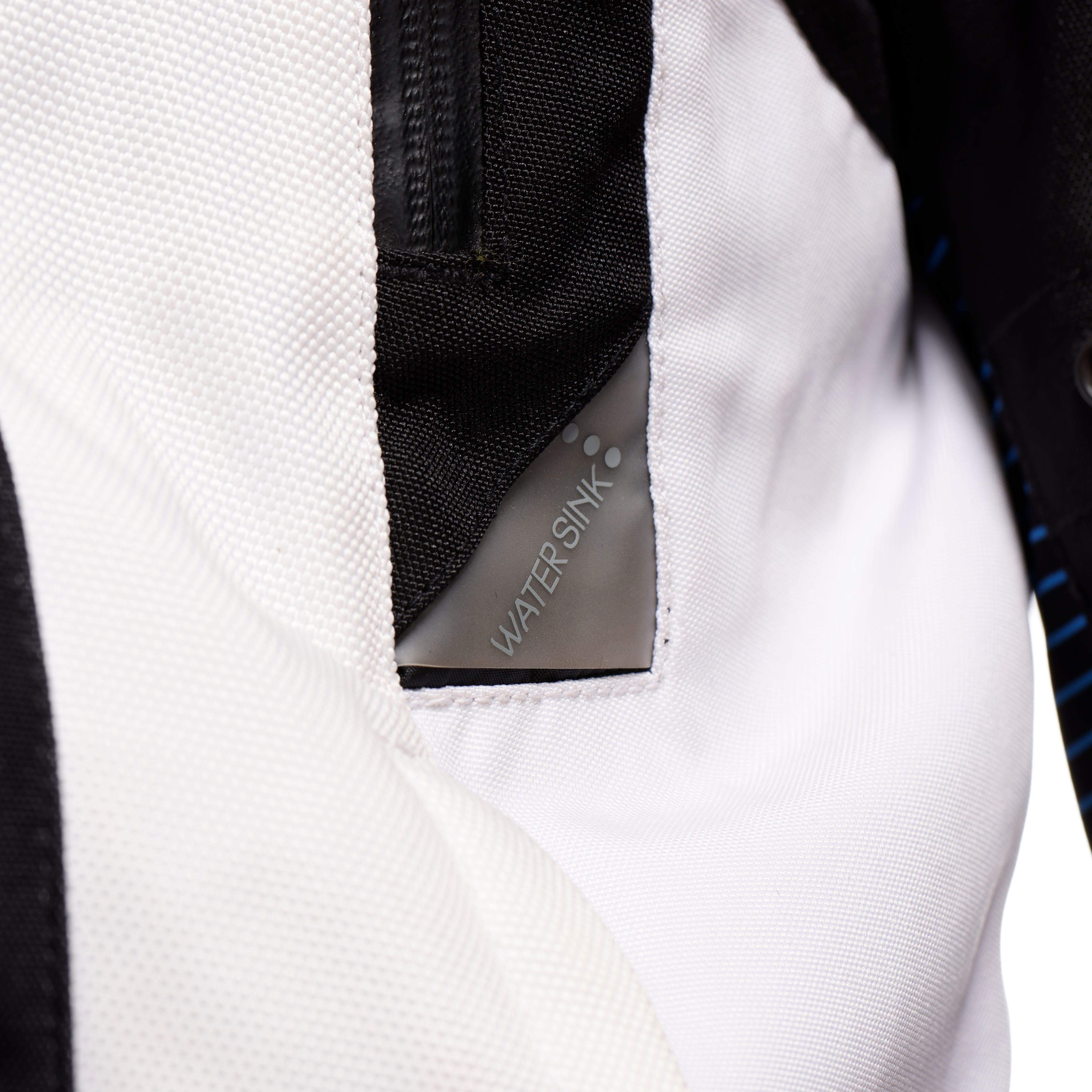 SUPER SPRINT D-DRY - CHAQUETA DE MOTO IMPERMEABLE PARA HOMBRE - BLACK/BLUE/WHITE - 10