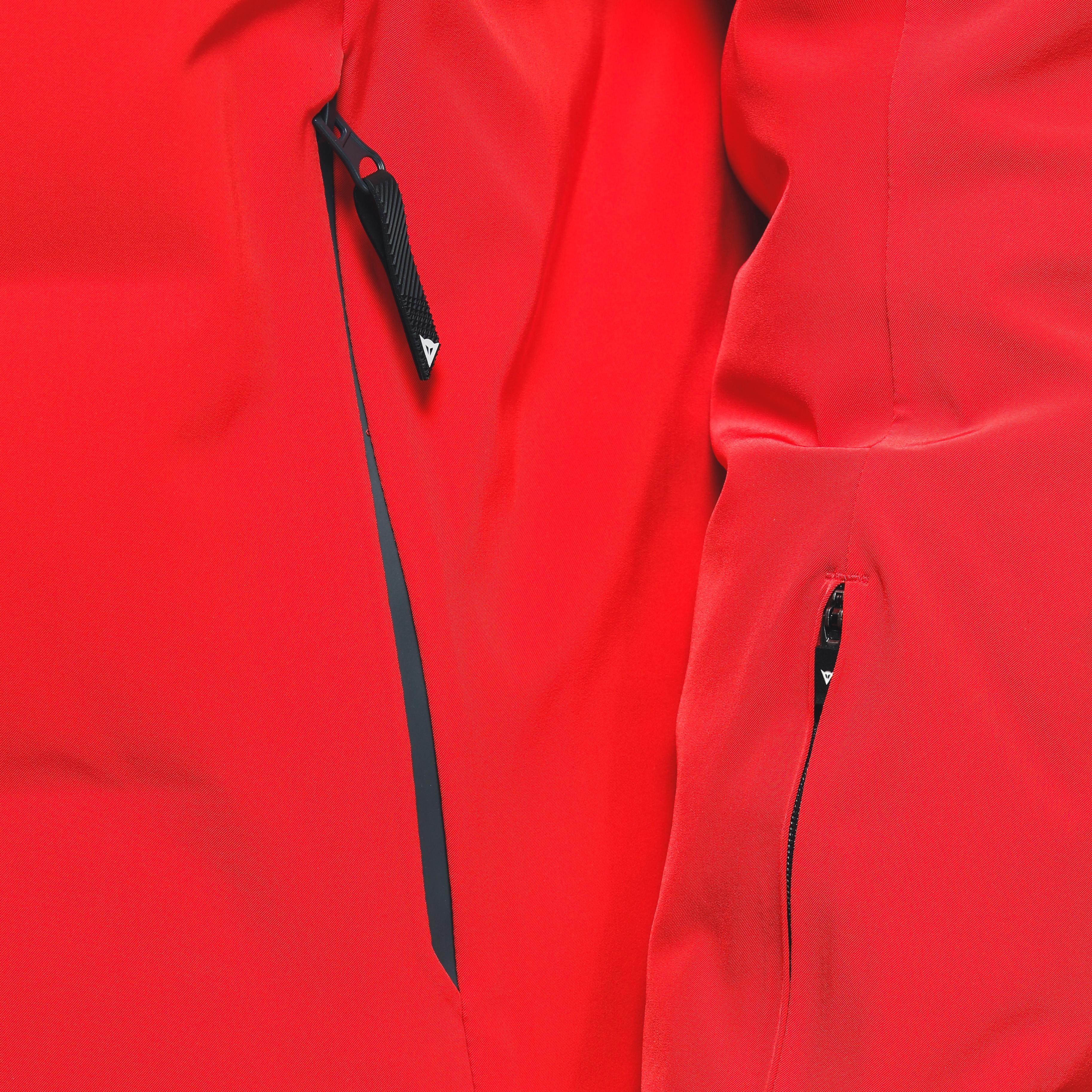 MEN'S WATERPROOF SKI DOWN JACKET - FIRE-RED - 14