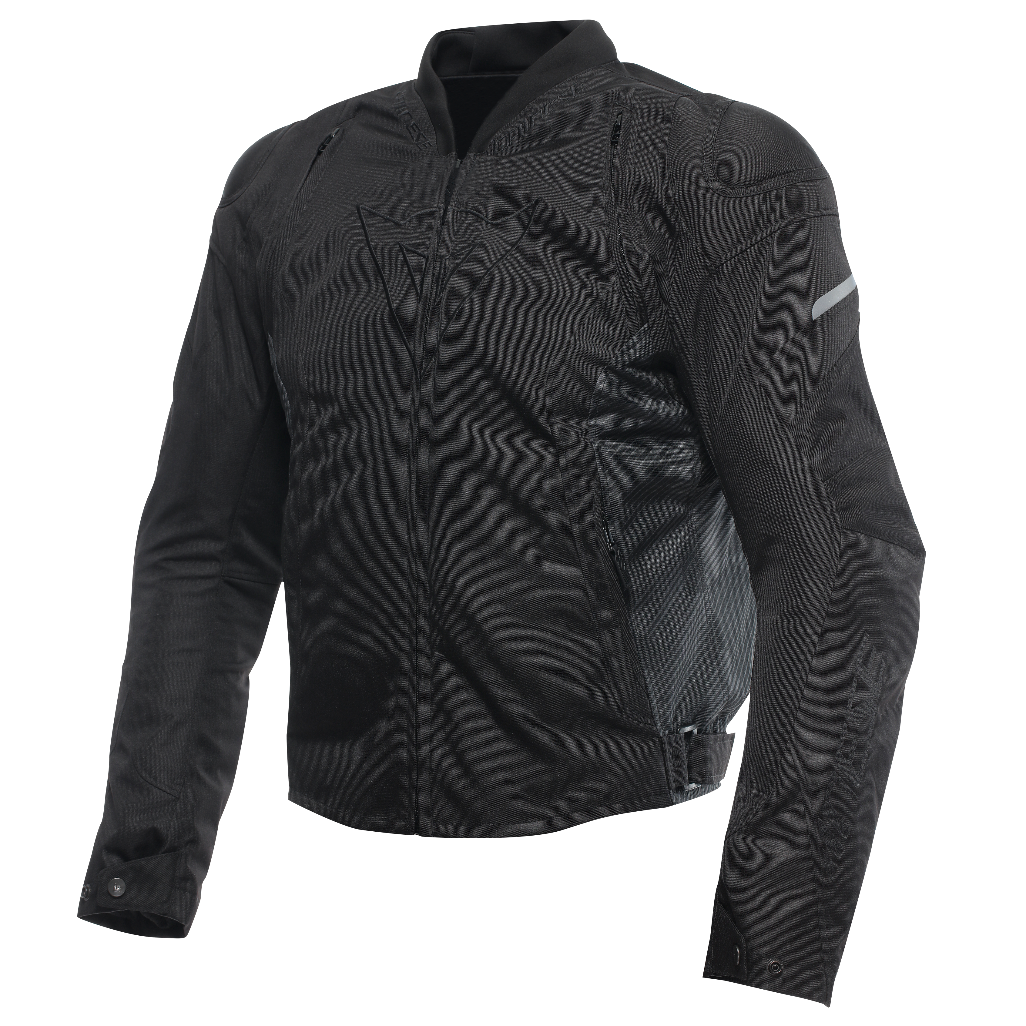AVRO 5 - MEN'S FABRIC MOTORCYCLE JACKET - BLACK/BLACK/BLACK - 1