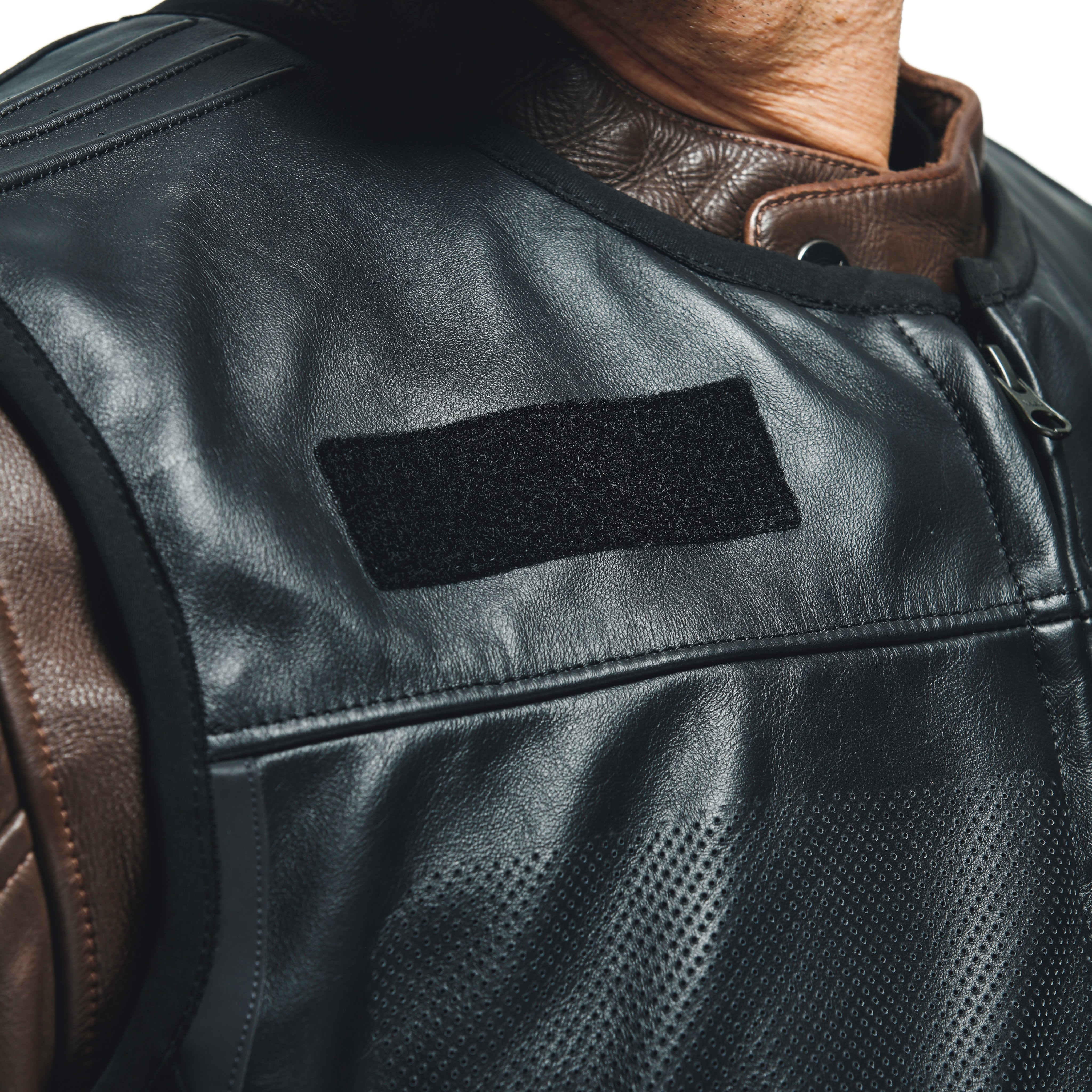 SMART JACKET LEATHER - GILET MOTO IN PELLE CON AIRBAG INTEGRATO UOMO - BLACK - 11