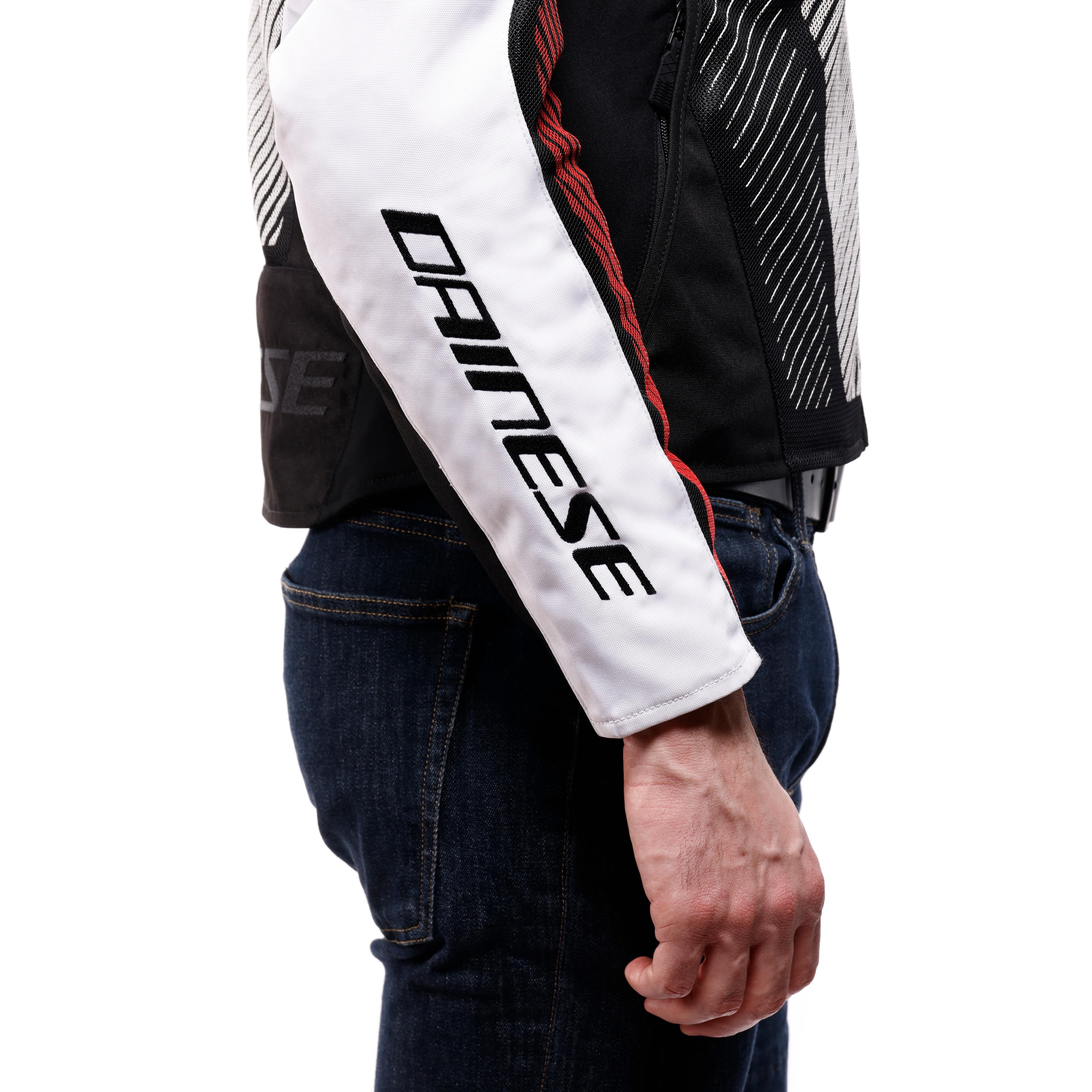 VENTAR AIR TEX - MEN'S SUMMER TEXTILE MOTORCYCLE JACKET - BLACK/WHITE/RED - 7