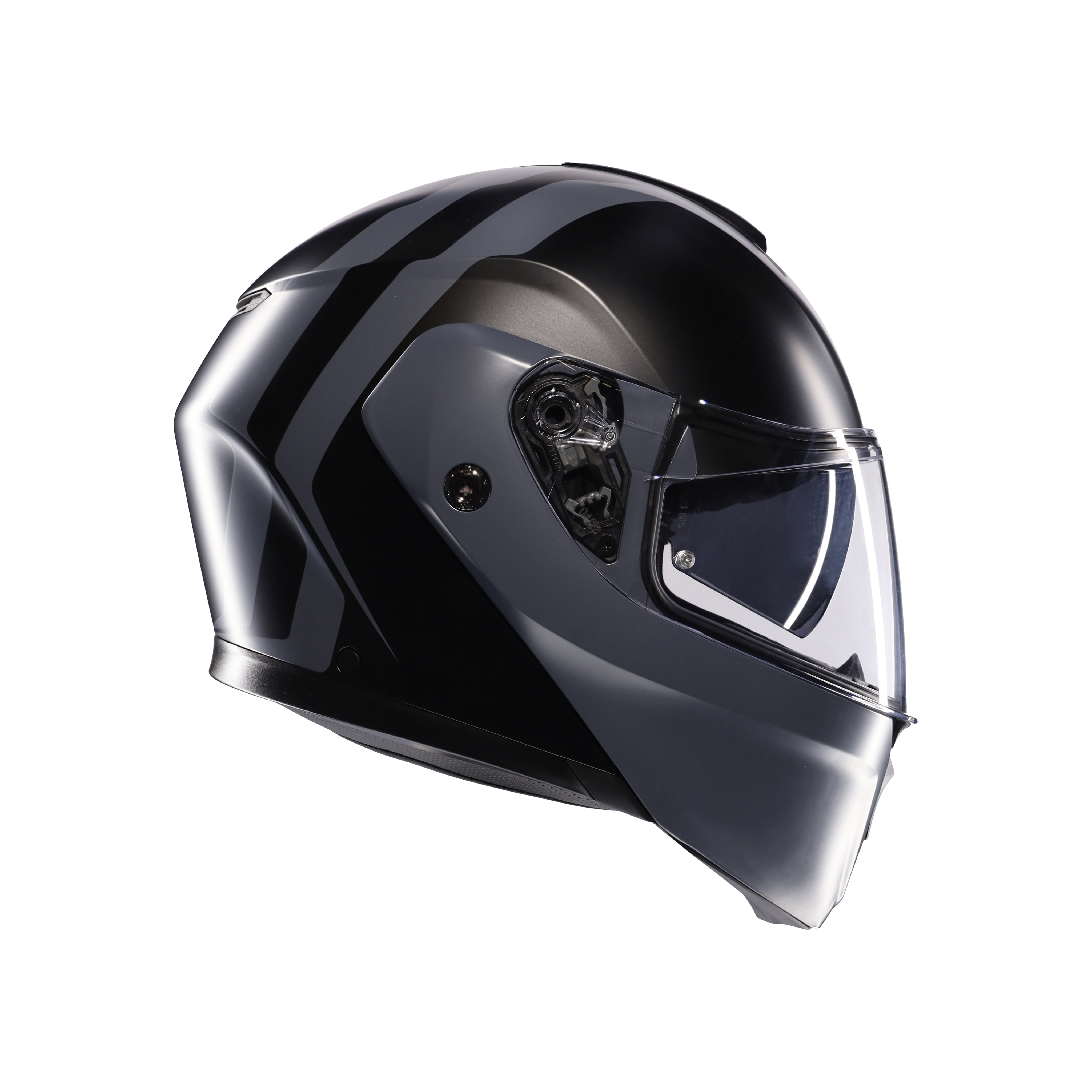 STREETMODULAR RESIA MATT BLACK/GREY - MOTORBIKE FLIP UP HELMET DOT(E2206) -  - 3