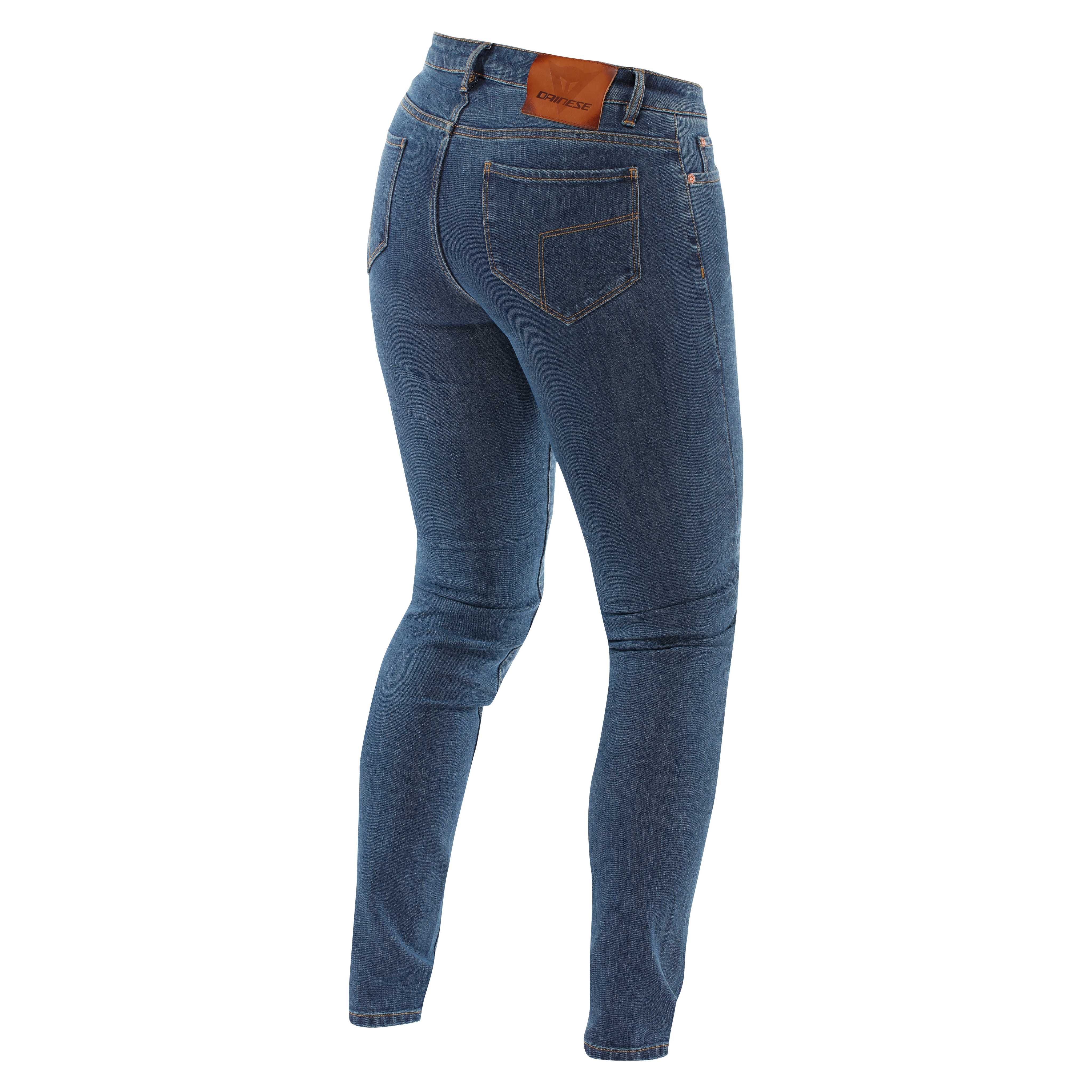5-POCKET DENIM - SLIM WOMEN'S MOTORCYCLE JEANS - BLUE - 2