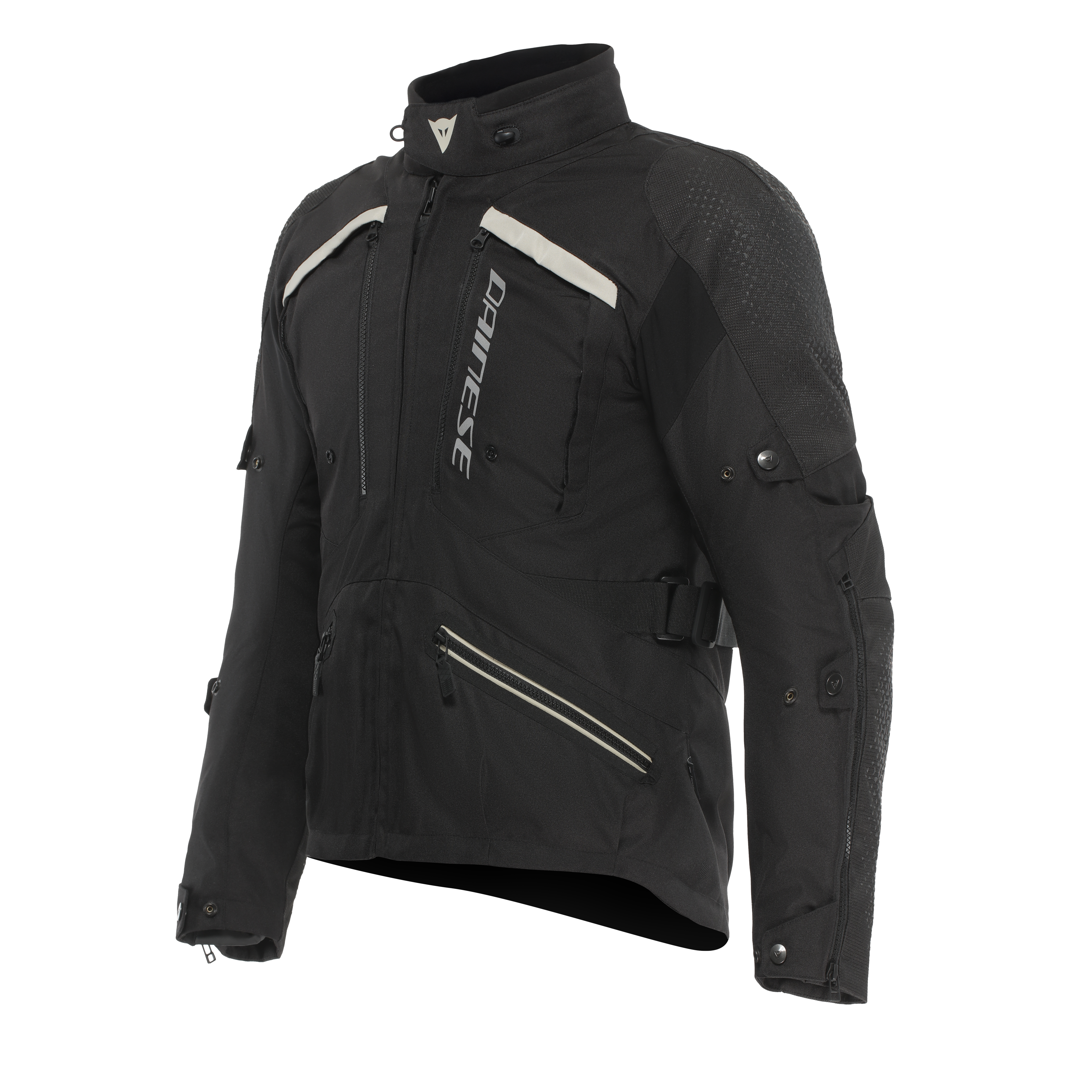 GULLFOSS&nbsp;D-DRY - MEN'S ALL SEASONS MOTORCYCLE JACKET - BLACK/BLACK/TIDAL FOAM - 1